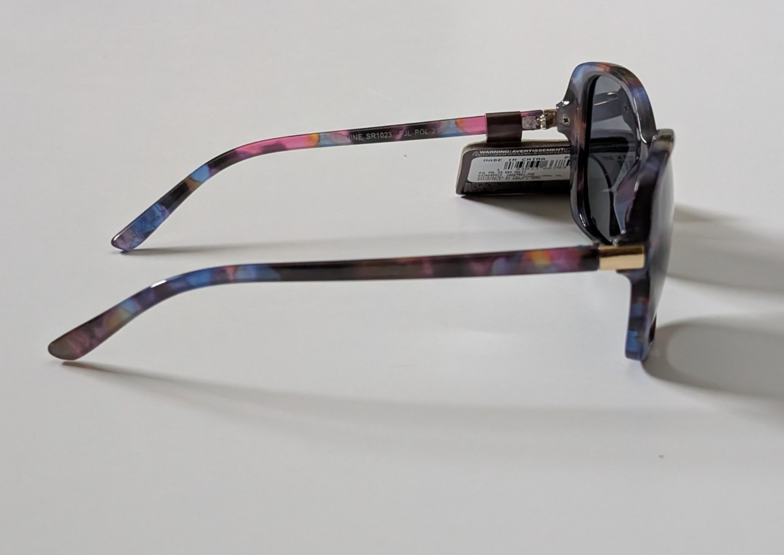 Panama Jack Polarized Sunglasses PJL POL 23 504 MULTI Tones of Blue, Brown Gold