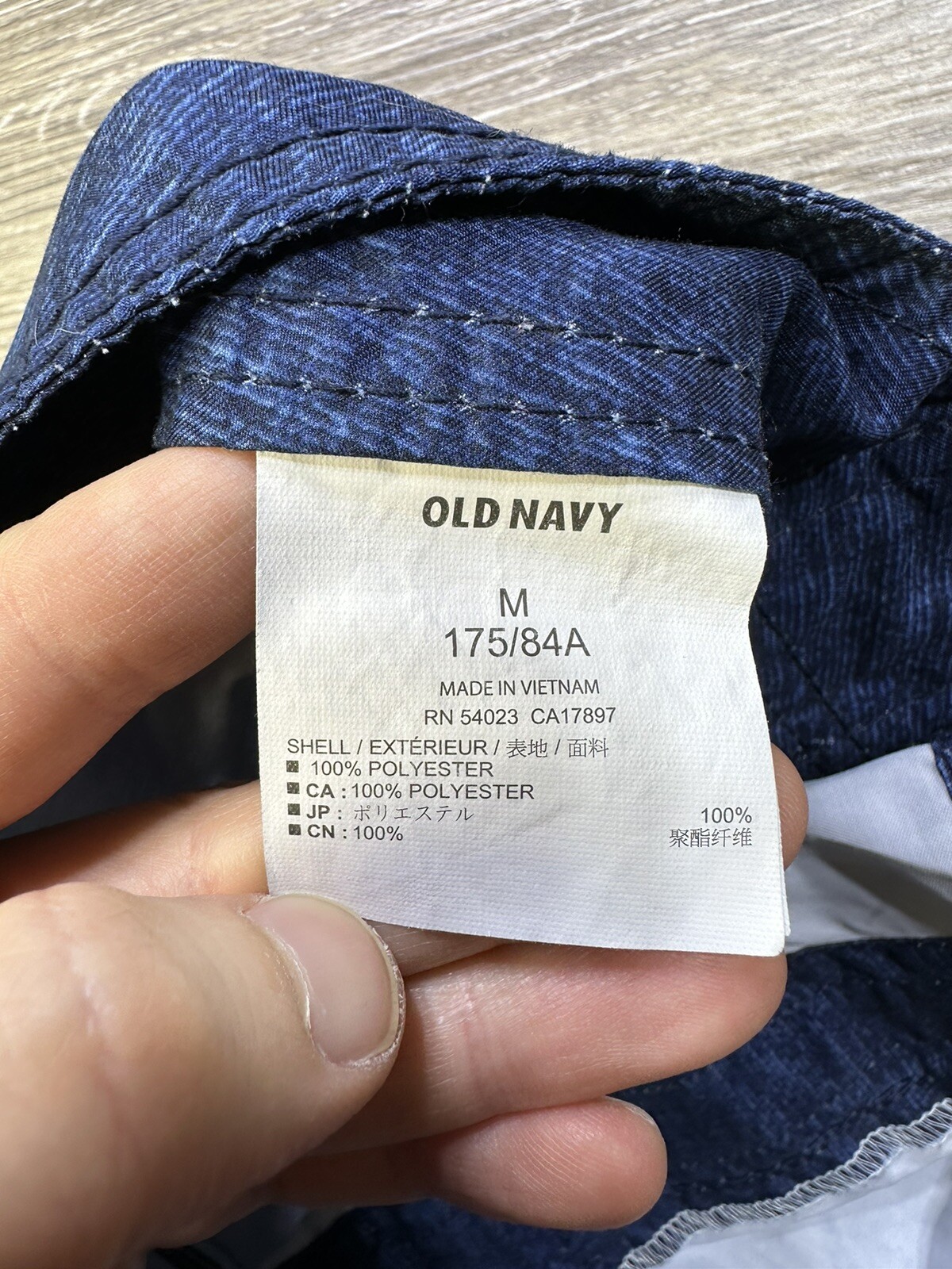 Old Navy Swim Shorts Size Medium 32-34 Waist Blue Drawstring Cargo Pocket