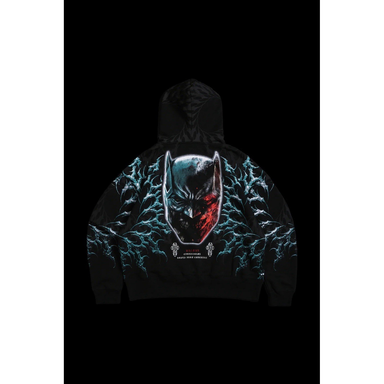 Civil Regime x DC Zombies Batman”Knight of the Dead Forever” Hoodie Size L