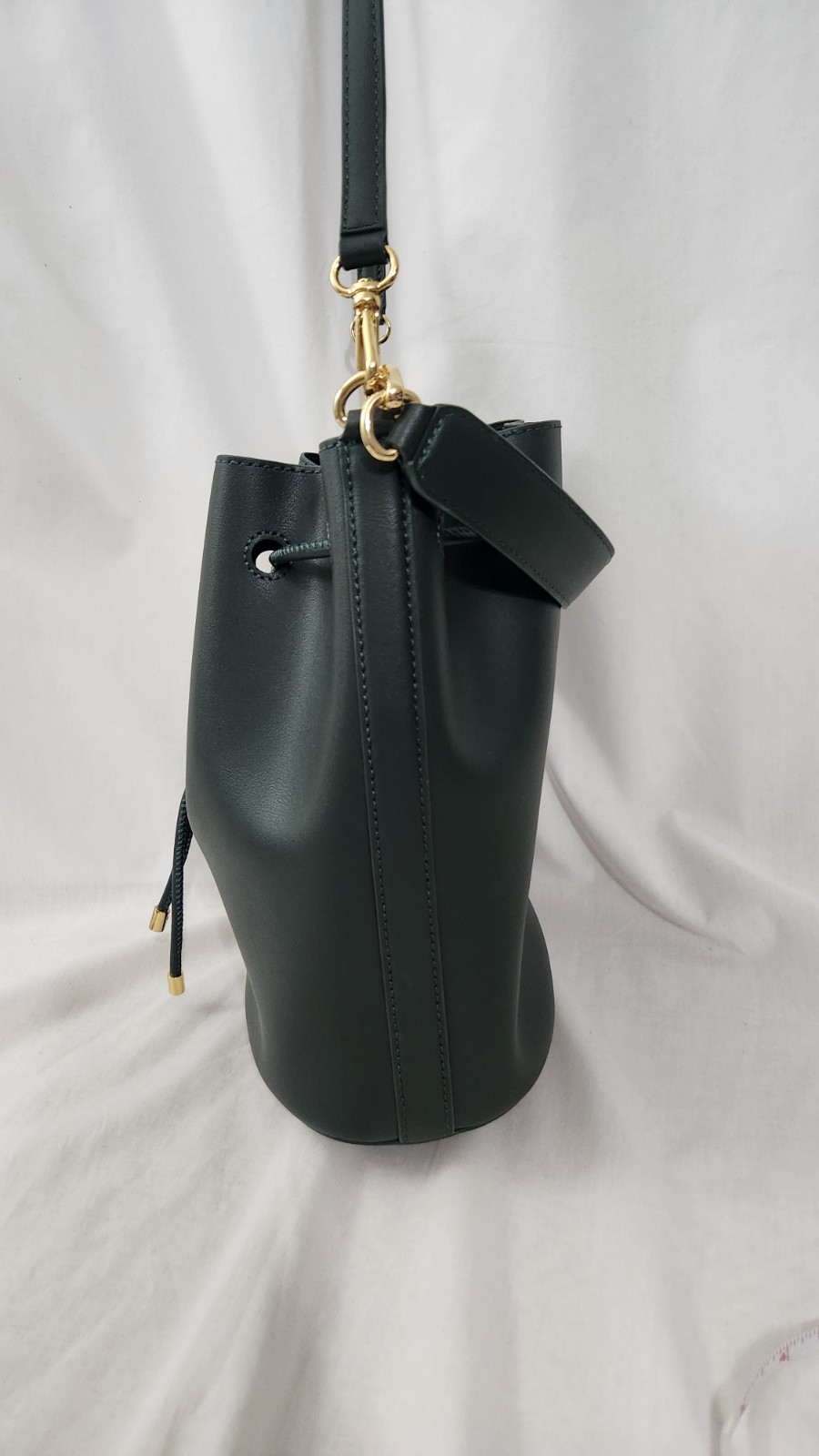 Lauren Ralph Lauren Andie Medium Leather Women’s Tote Bag Green New Without Tags