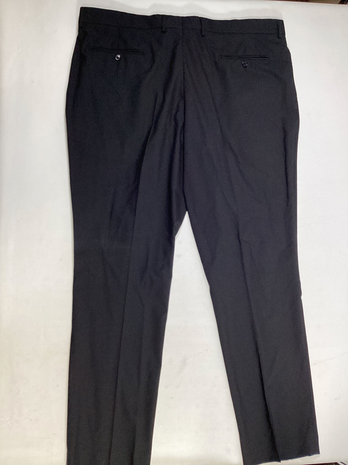 Mens Cosani Black Wool Dress Pants Size 45×34 EUC