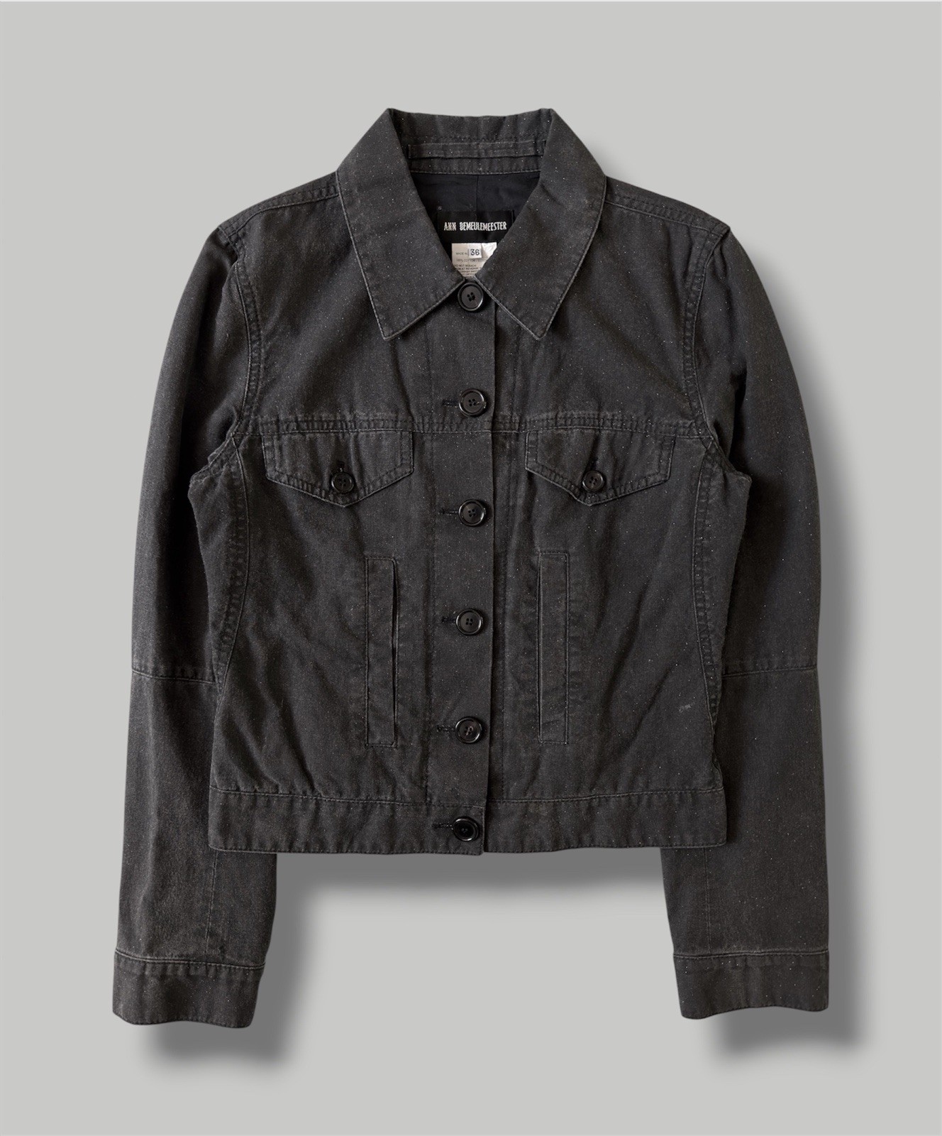 Ann Demeulemeester Glitter Trucker Jacket (Size 38) A/W 2000 Runway