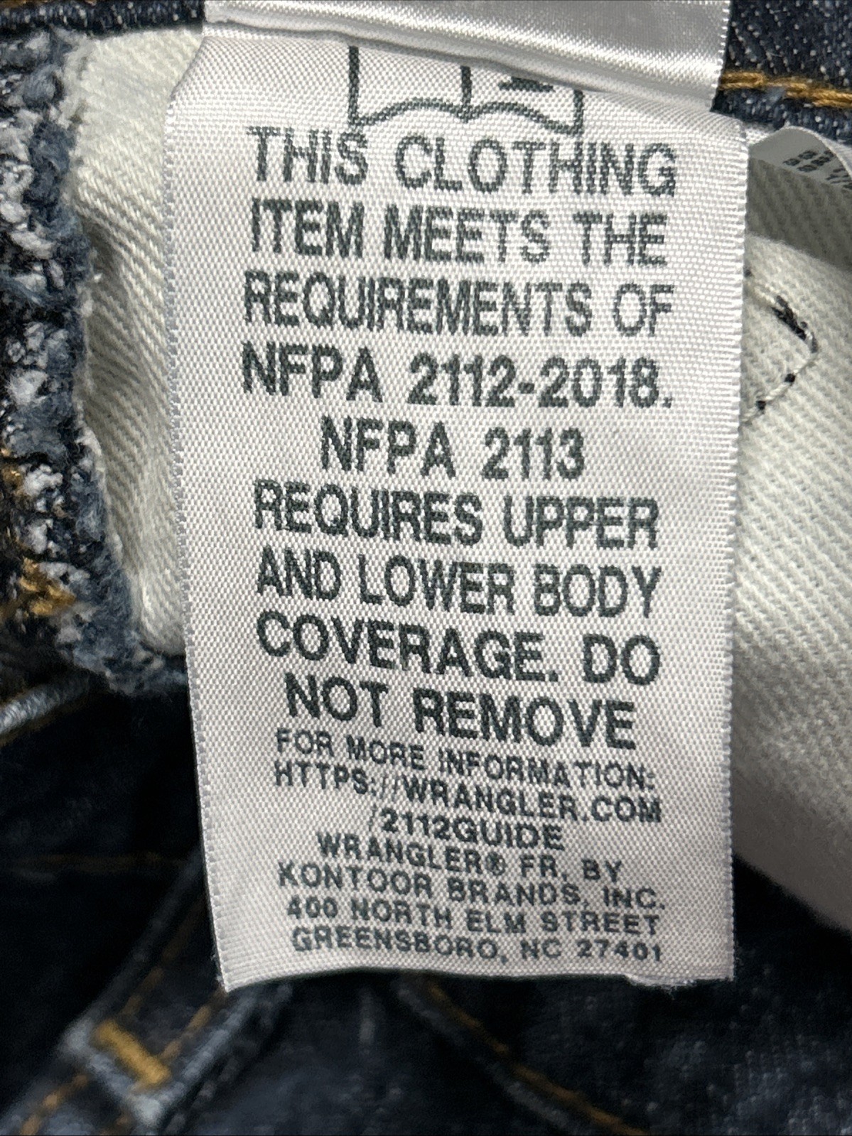 Womens Wrangler FR Fire Resistant Jeans Size 7×34 Embroidered Pockets 10FRW10CH