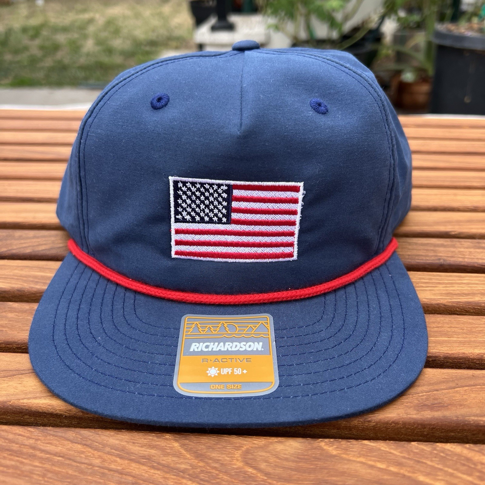 USA flag Custom Embroidery America 250 July 4th Richardson 256 Umpqua Gramps Cap