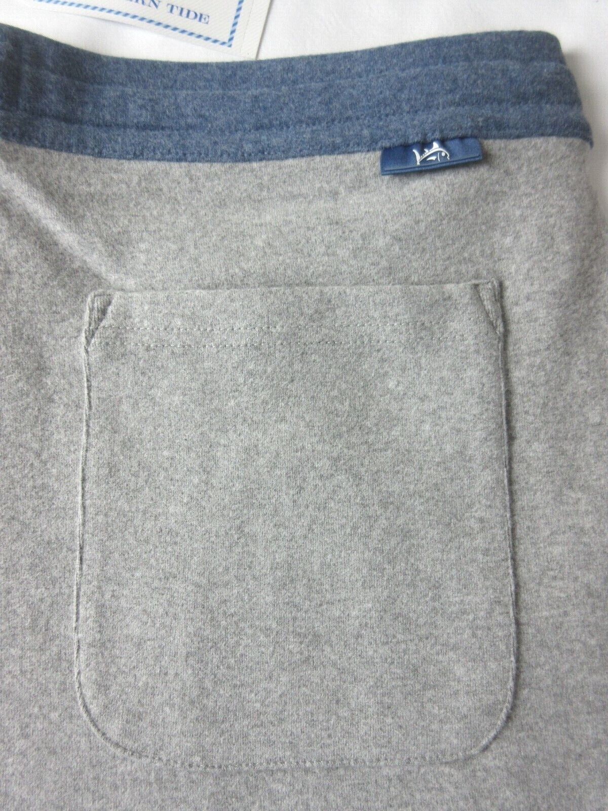 Southern Tide Men’s Backrush Heather Lounge Shorts Quarry Grey NWT Free Ship