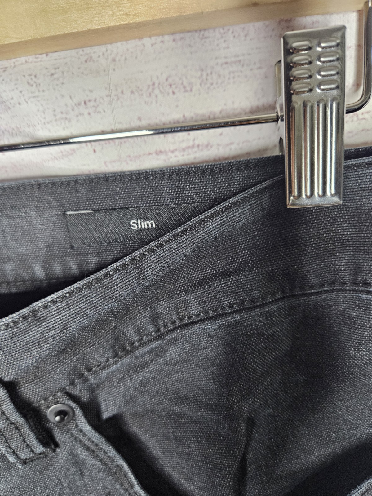 Proof Rover Men’s Slim Tapered Canvas Pants 30×30 Black