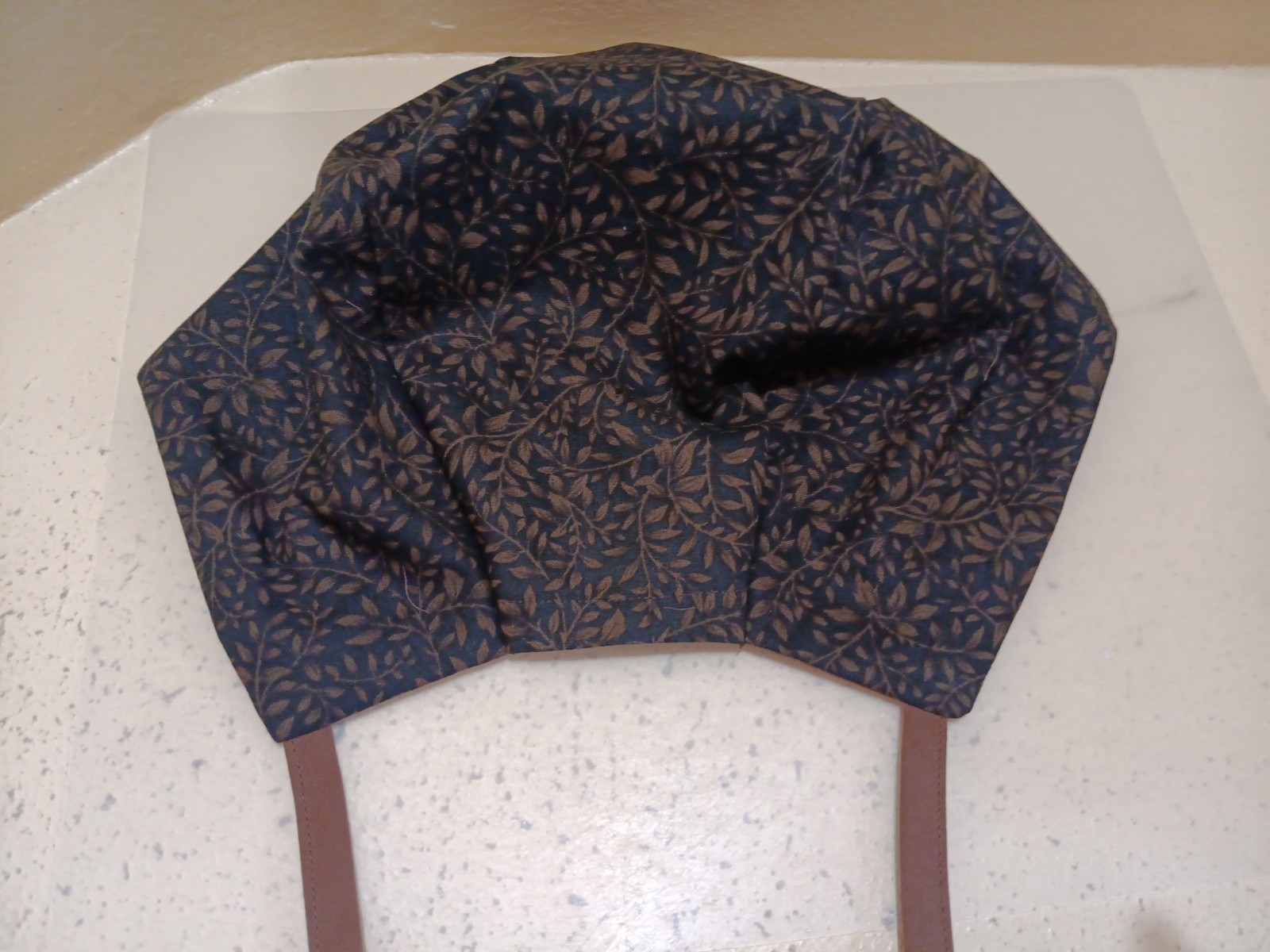 Autumn Vines Men’s Skull/Chemo Surgical Scrub Hat/Cap Handmade