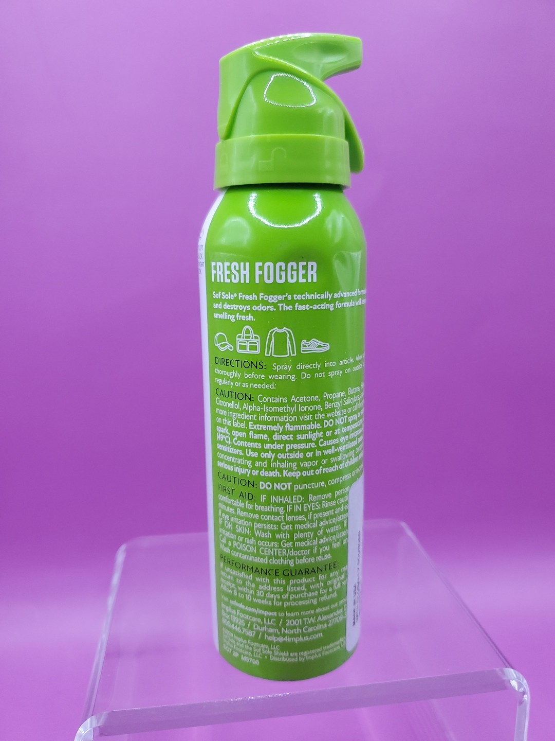 Sof Sole Fresh Fogger Hats Shoe Gym Bag and Locker Deodorizer Spray 3oz New