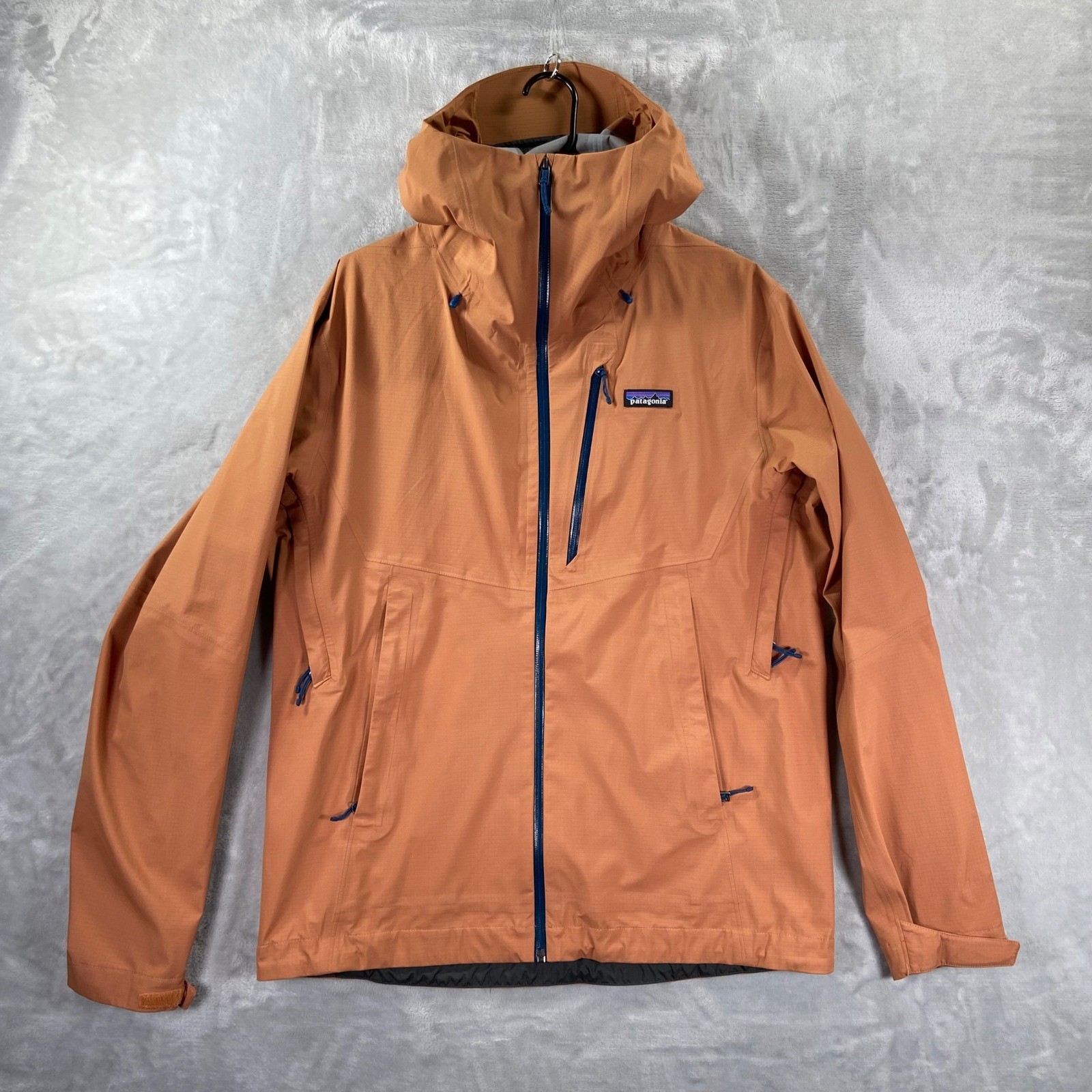 Patagonia Granite Crest Rain Jacket Mens Medium Full Zip Hooded Shell H2No 85415