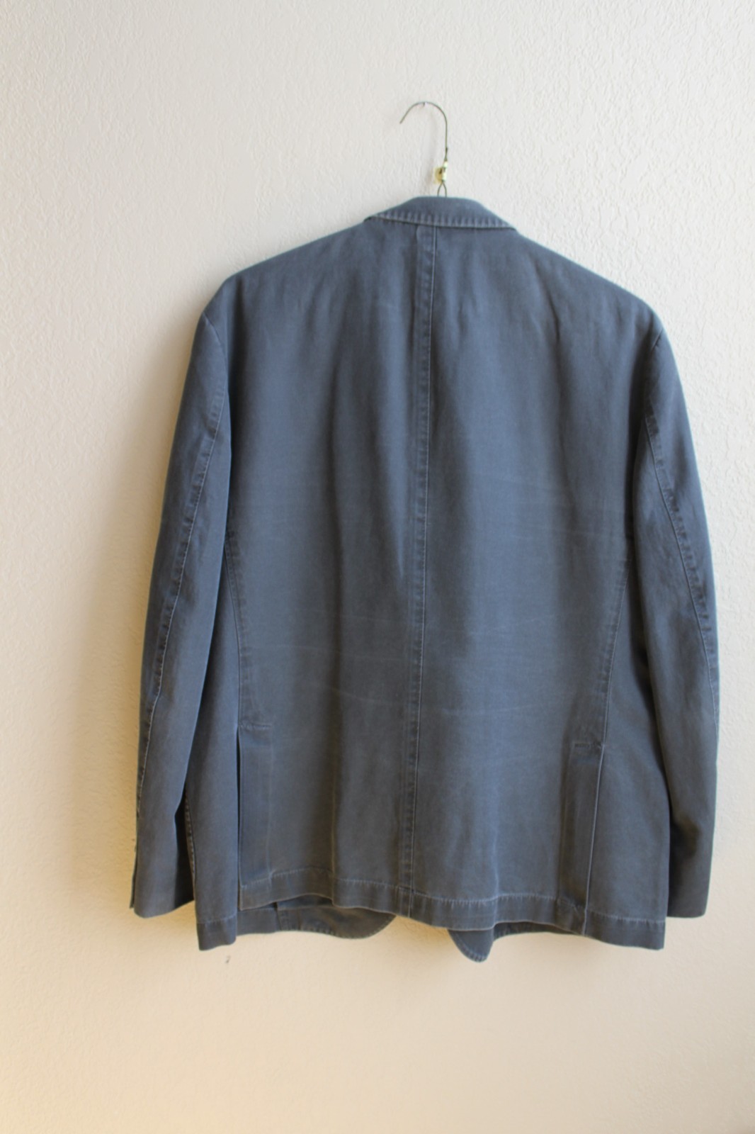 Kroon Gray Linen Blend Bono Wash Mens sportscoat Blazer 46R