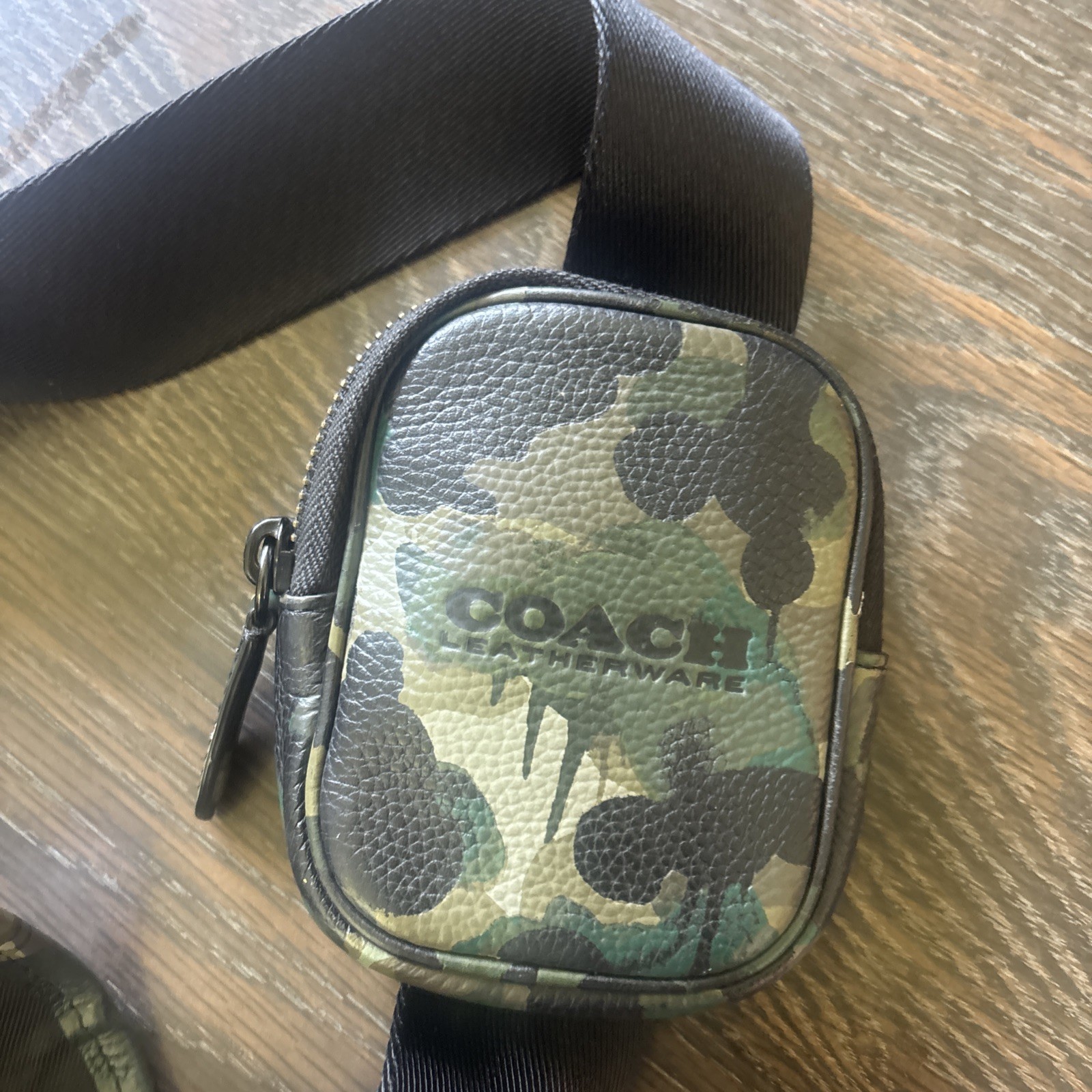 COACH Charter North/South Crossbody With Hybrid Pouch Camo Print Leather
