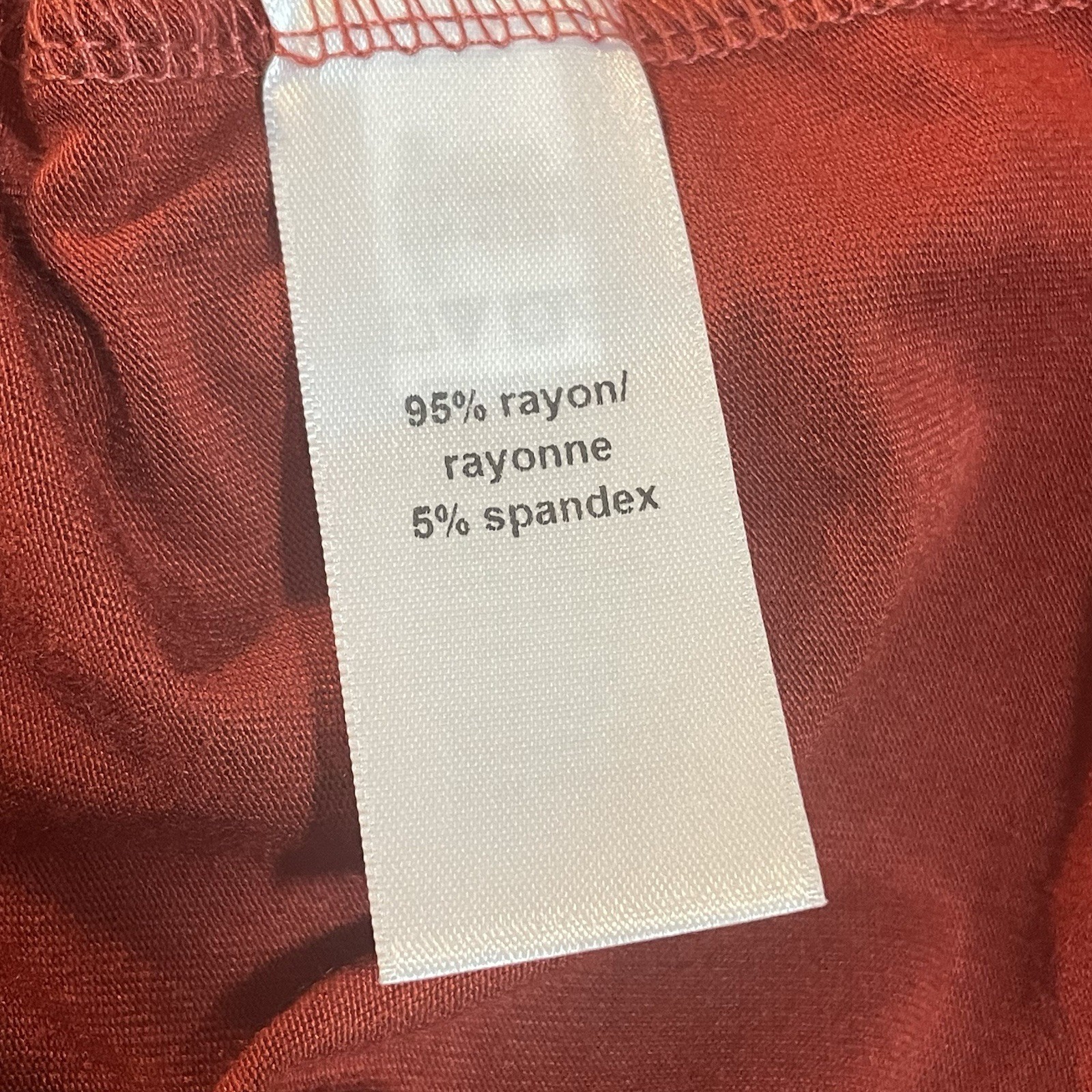 Maurices 24/7 T-Shirt Dress Rust Twist Front Short Sleeve Women’s XXL Slimming