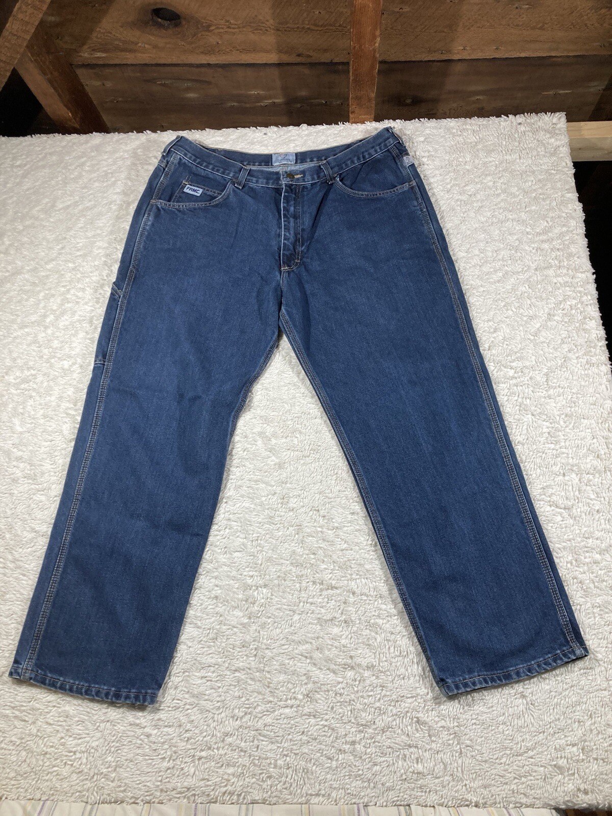 Tyndale FR Flame Resist Jeans Men Sz 38x30FRMC Relax Fit Carpenter F290T