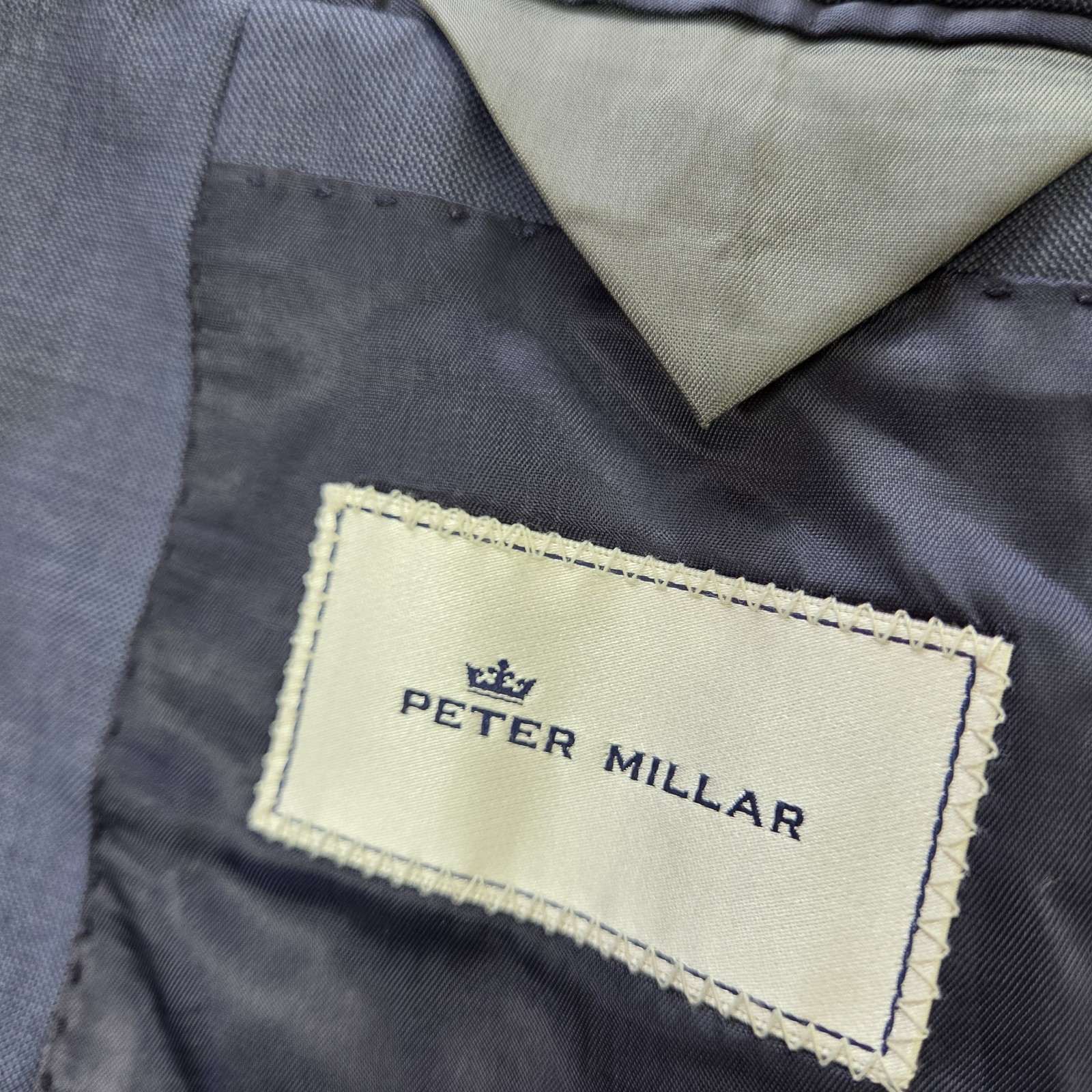 PETER MILLAR Flynn Classic Fit Wool 2 Piece Suit, Navy, Size 48R Pants 42×29