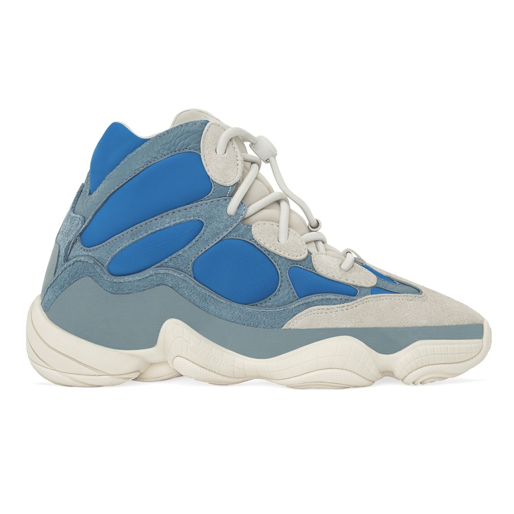 adidas Yeezy 500 High Top Mens Blue Sneakers Casual Shoes GZ5544