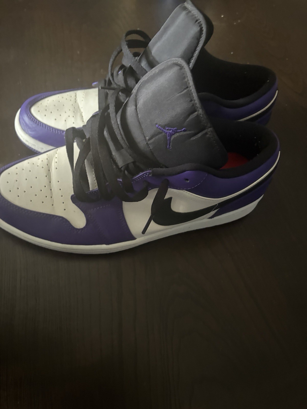 Jordan Air Jordan 1 Low Court Purple White/Court Purple/Black 553558-500