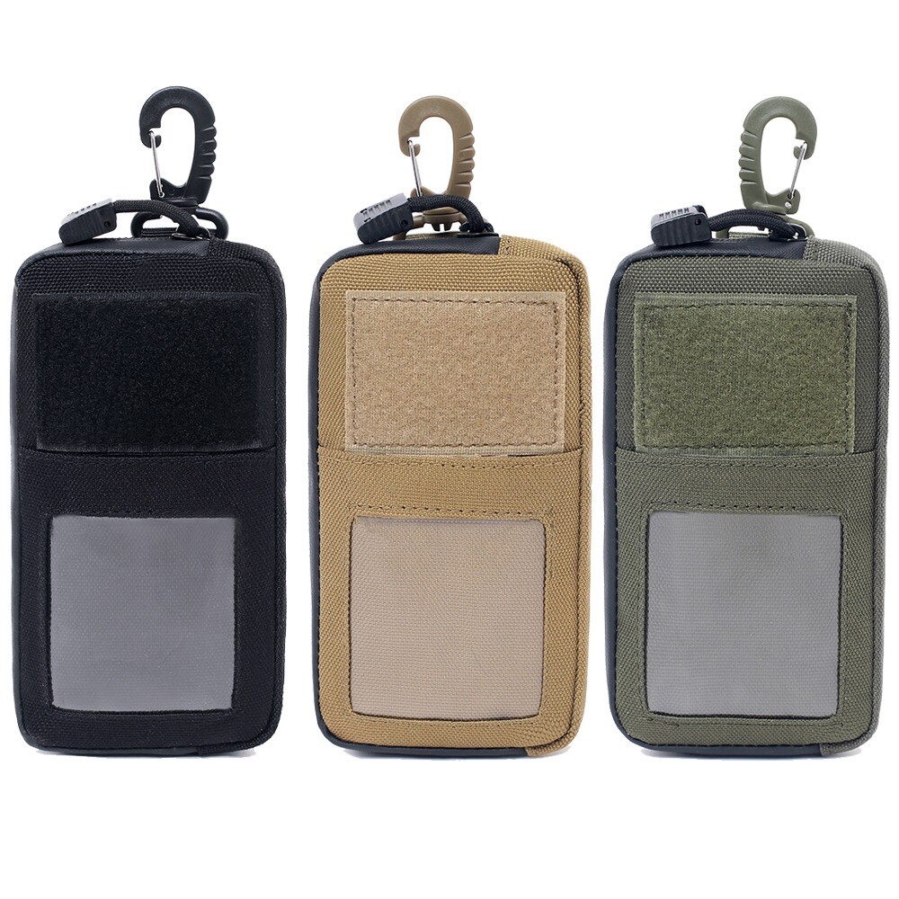 Tactical Card Bag Wallet EDC Molle Pouch Waterproof Key Holder Money Case Pack