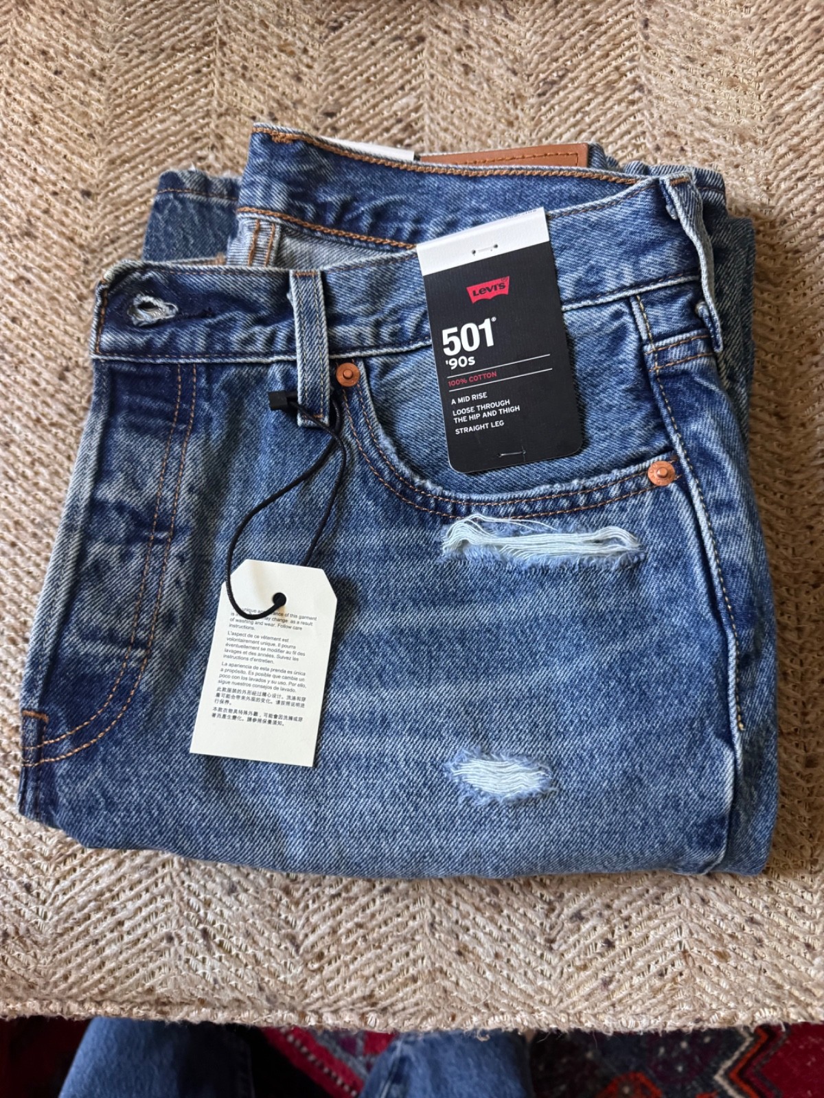 NWT Levis 501 90s Women’s Jeans 28 x 32