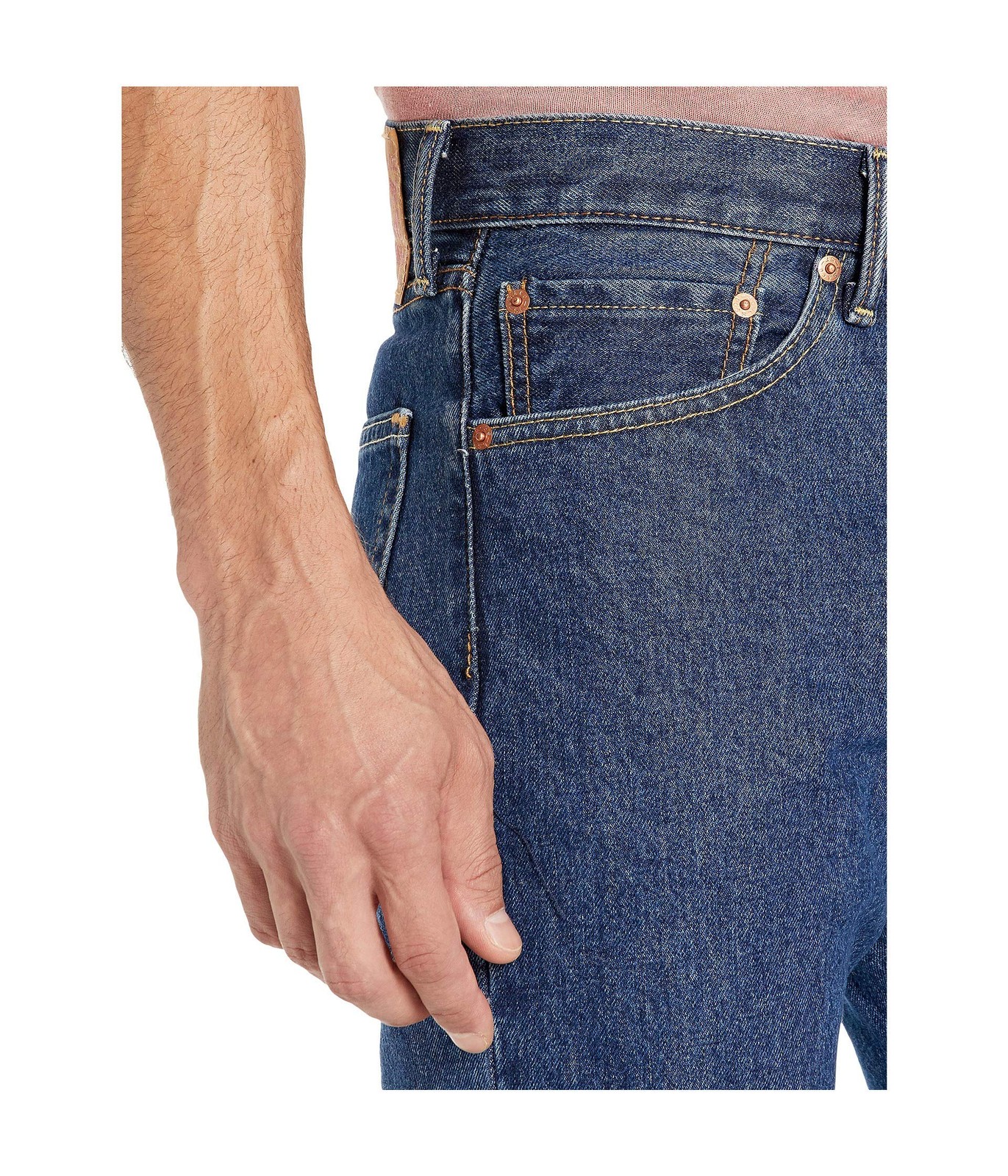 Levi’s® 505® Men’s Regular Dark Stonewash Size 38 Inseam 32