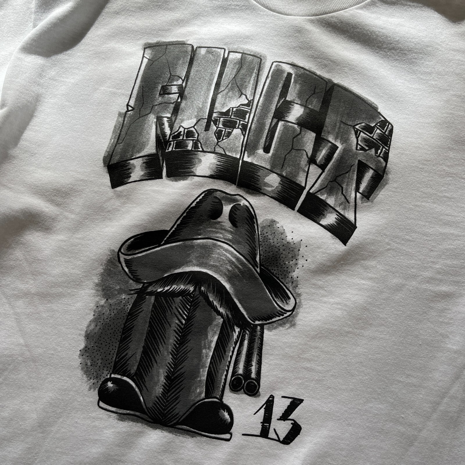 Extremely Rare Vintage New From 2008 FUCT “King of The Blocks” T-Shirt White