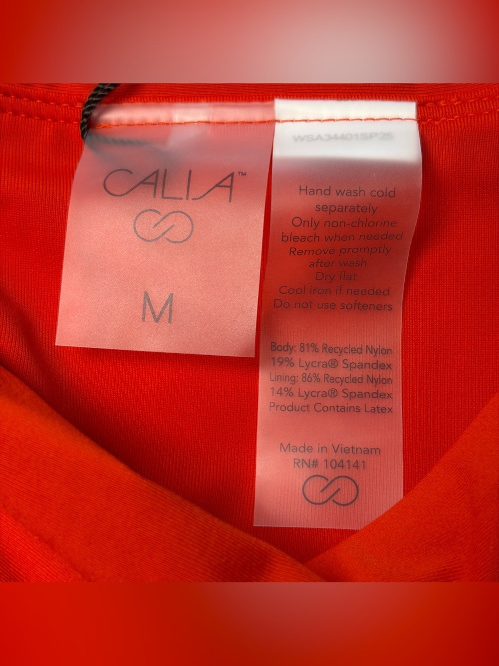 NWT CALIA Ruched Bikini Bottoms in Deep Red, Medium