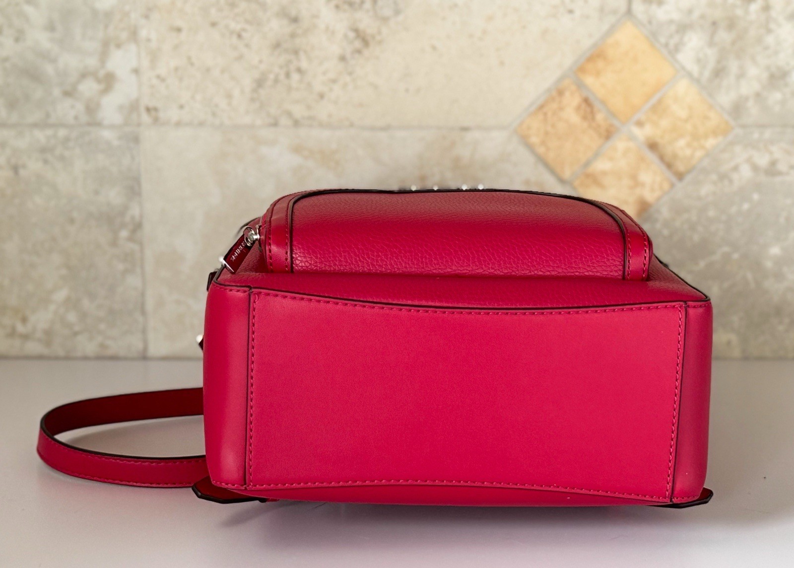 Michael Kors Jaycee Medium Pocket Backpack Dark Raspberry