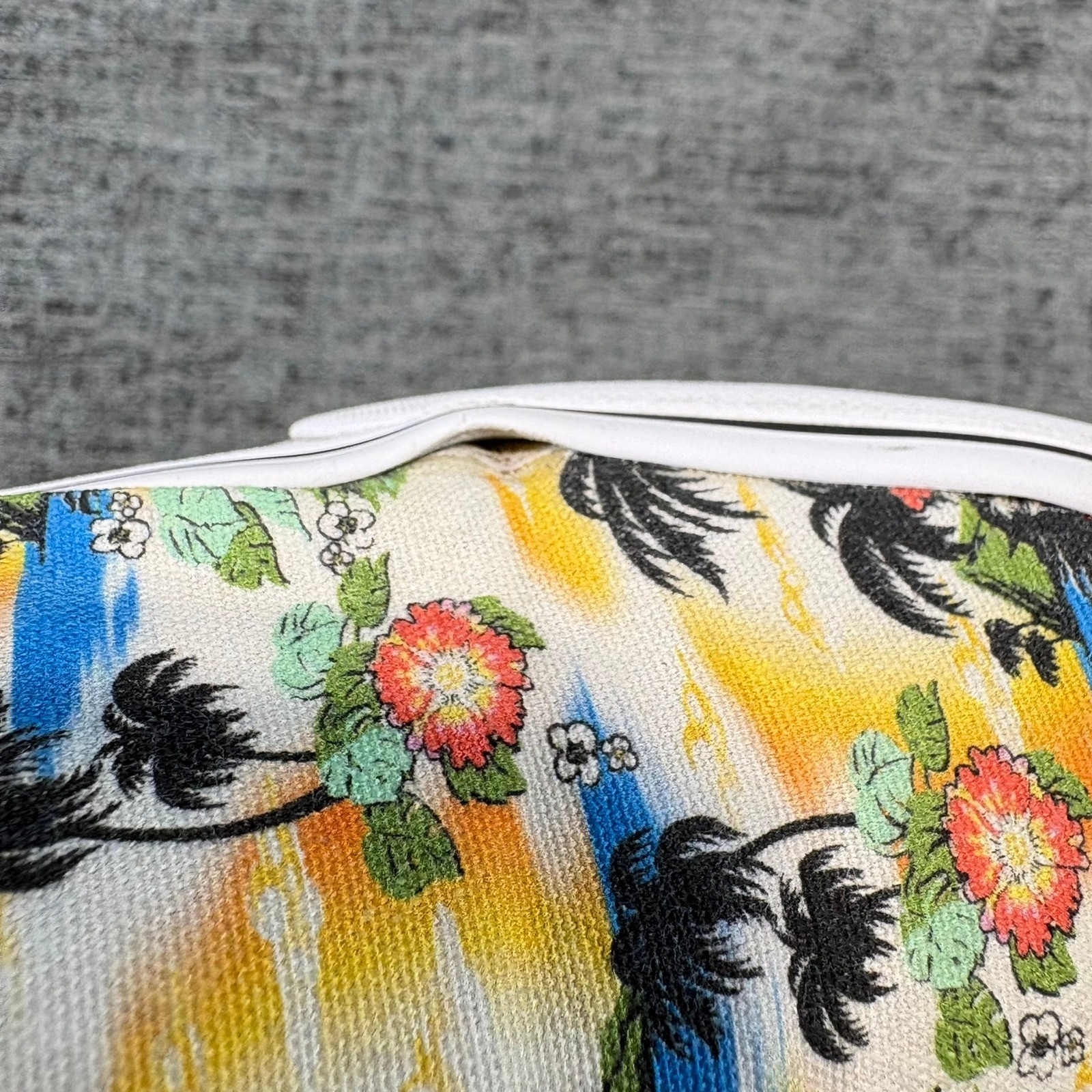Vans Slip On Unisex Men 8 Women 9.5 Multicolor Hula Girl Tropical Beach Sunset