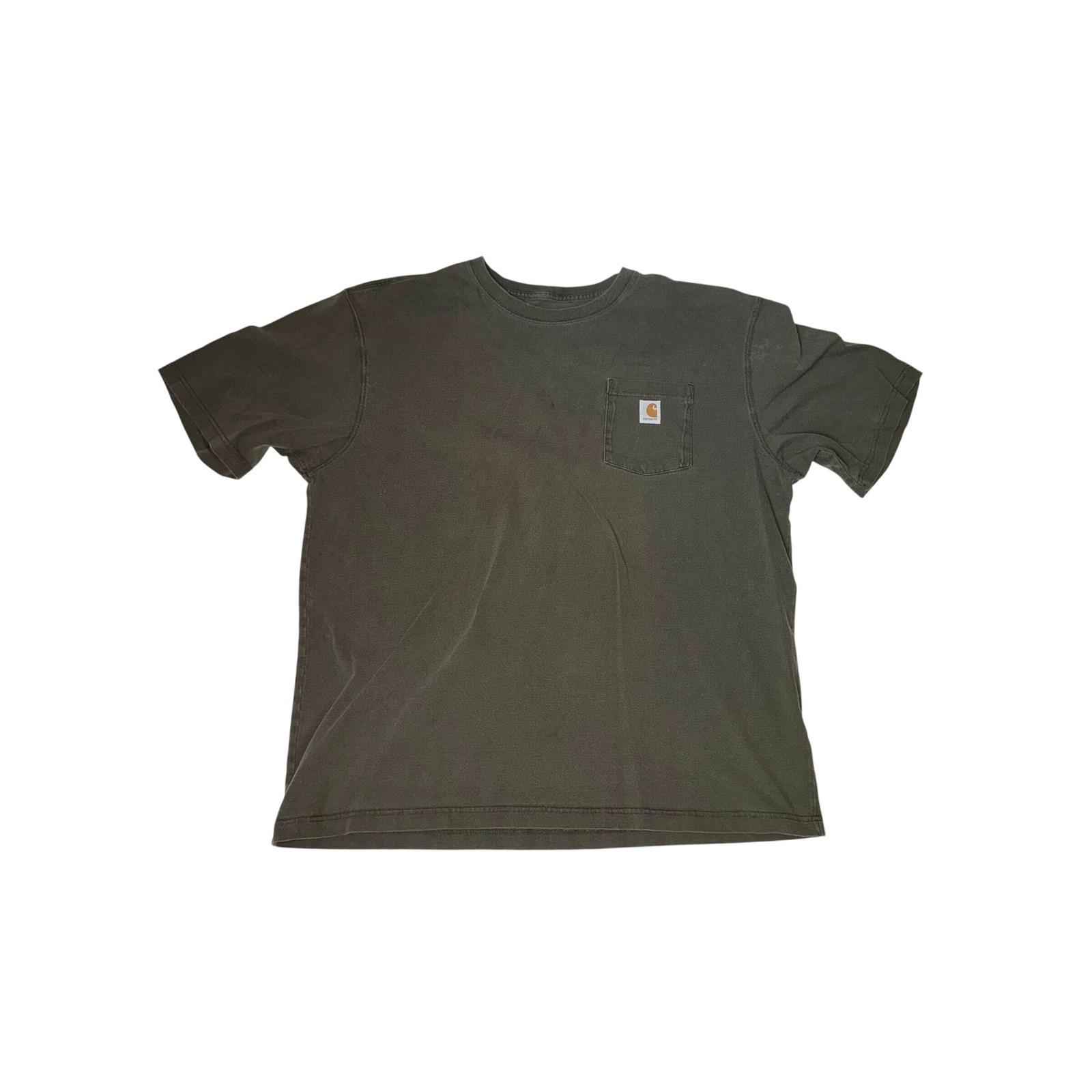 Carhartt Mens Loose Fit Pocket T-Shirt Faded Hunter Green Tee XL