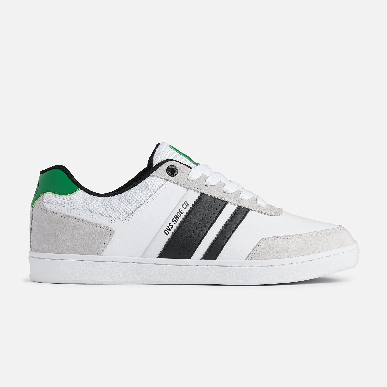 DVS MILAN ST ‘White Grey Green’ Men’s 10 DV03130102 Skateboard Skate Shoes