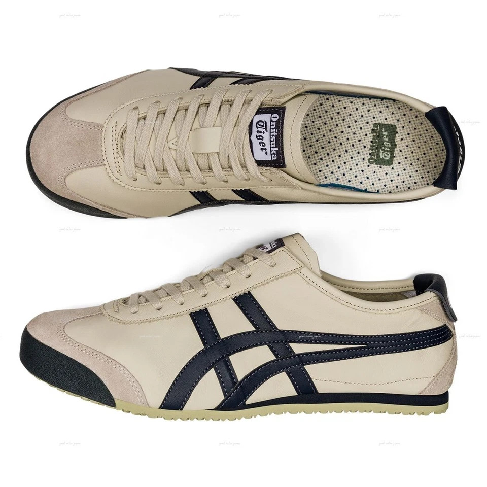 Onitsuka Tiger MEXICO 66 DL408-1659 1183C102-200 Birch Navy Blue