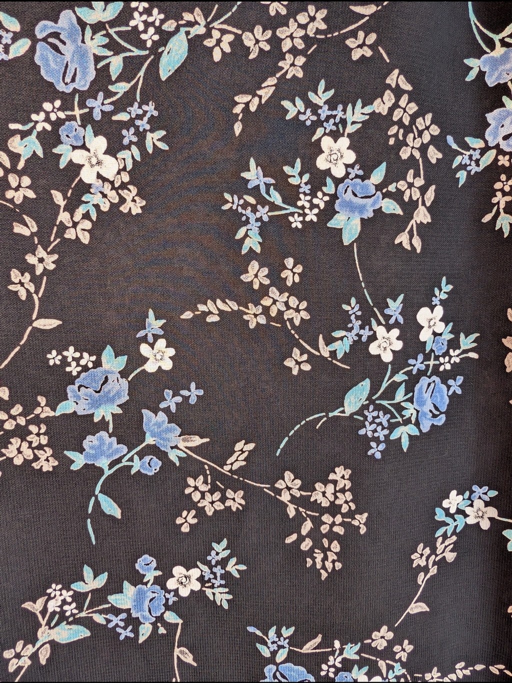 Covington Button-Down Shirt with Light Blue Floral Print Women’s Size 16W