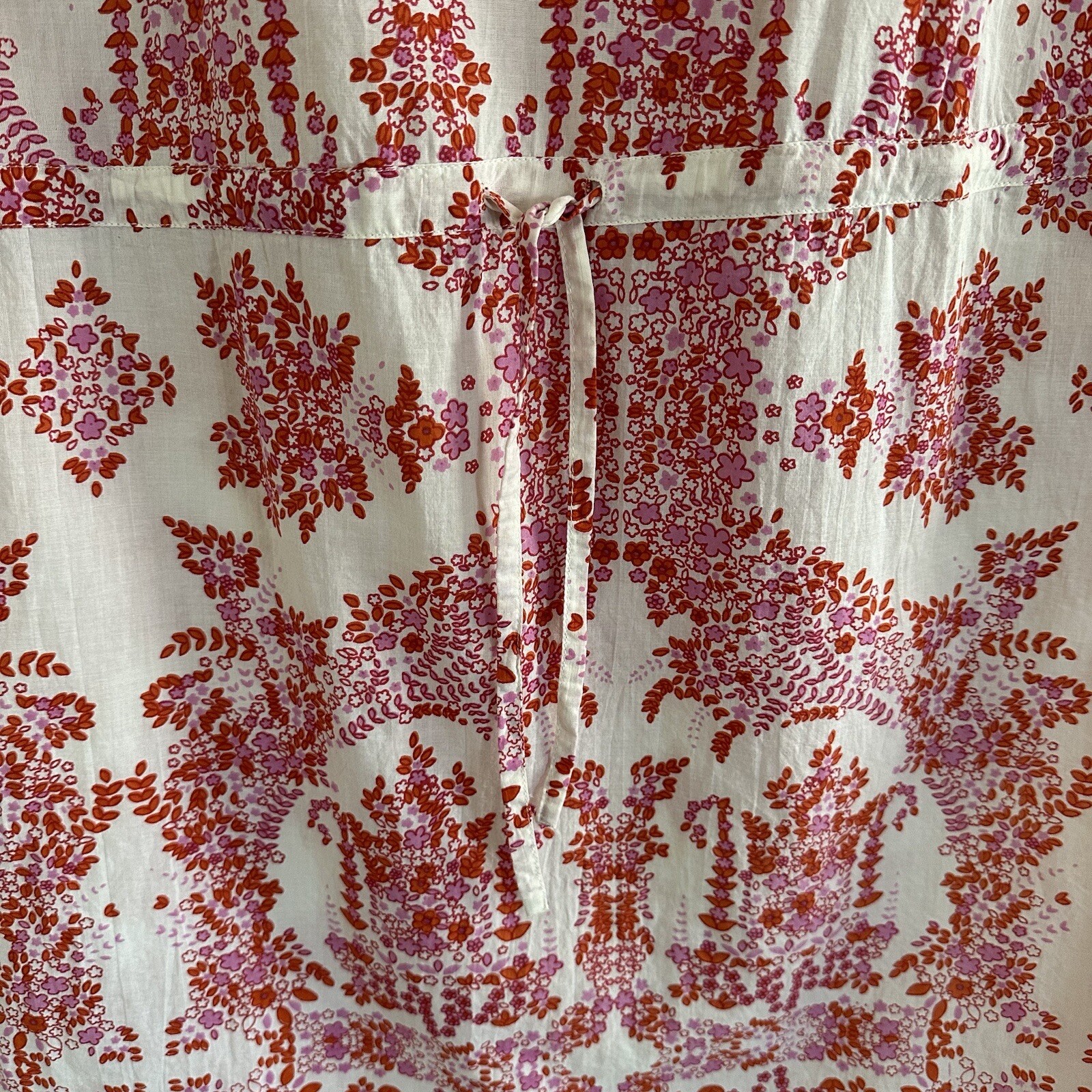 Plum Pretty Sugar Cotton Dress Sweet Love & Yonderflies Pattern Pink Size Medium