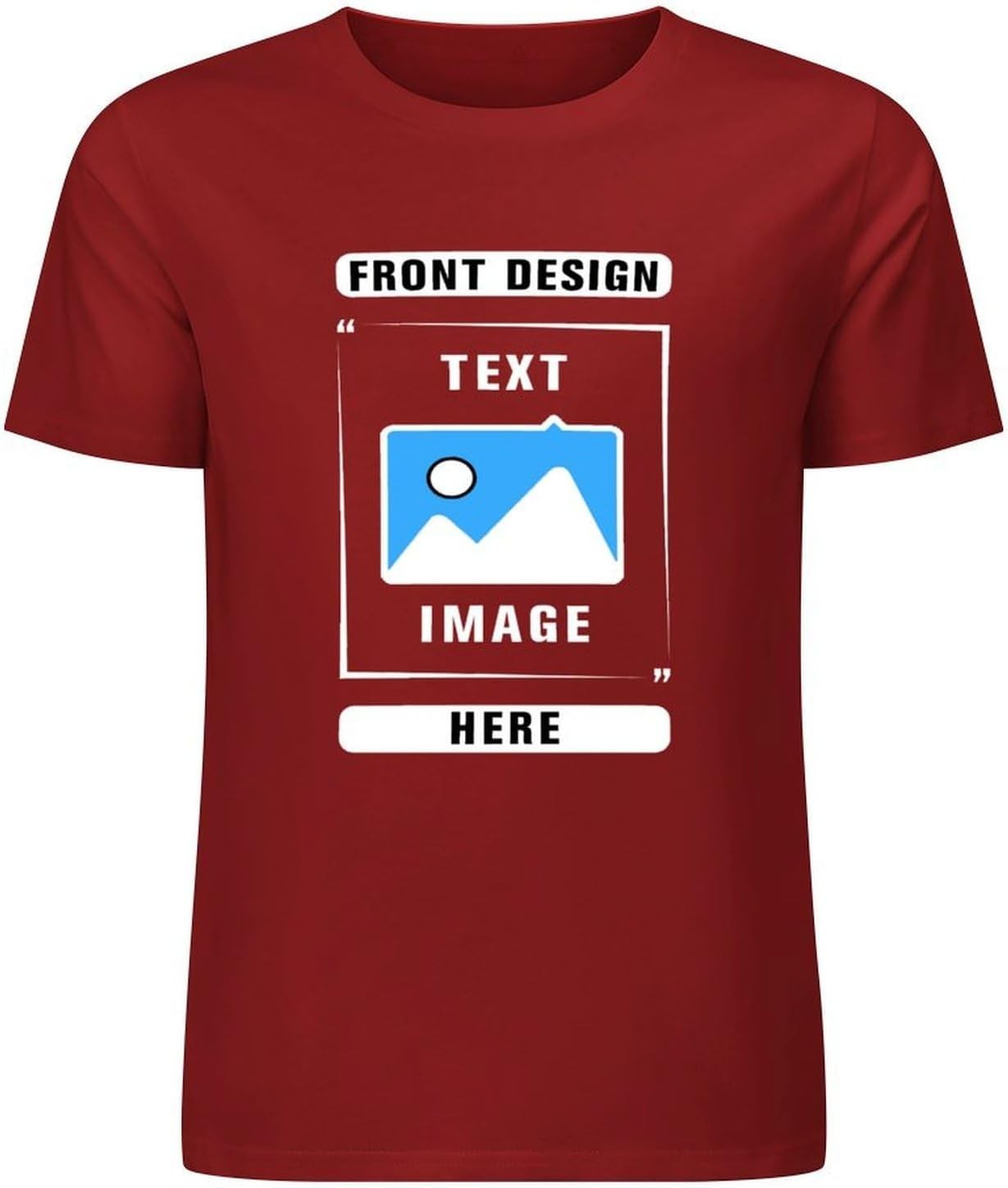 Custom T-Shirt, Add Your Own Text Image Photo,Customized Gift for Birthday
