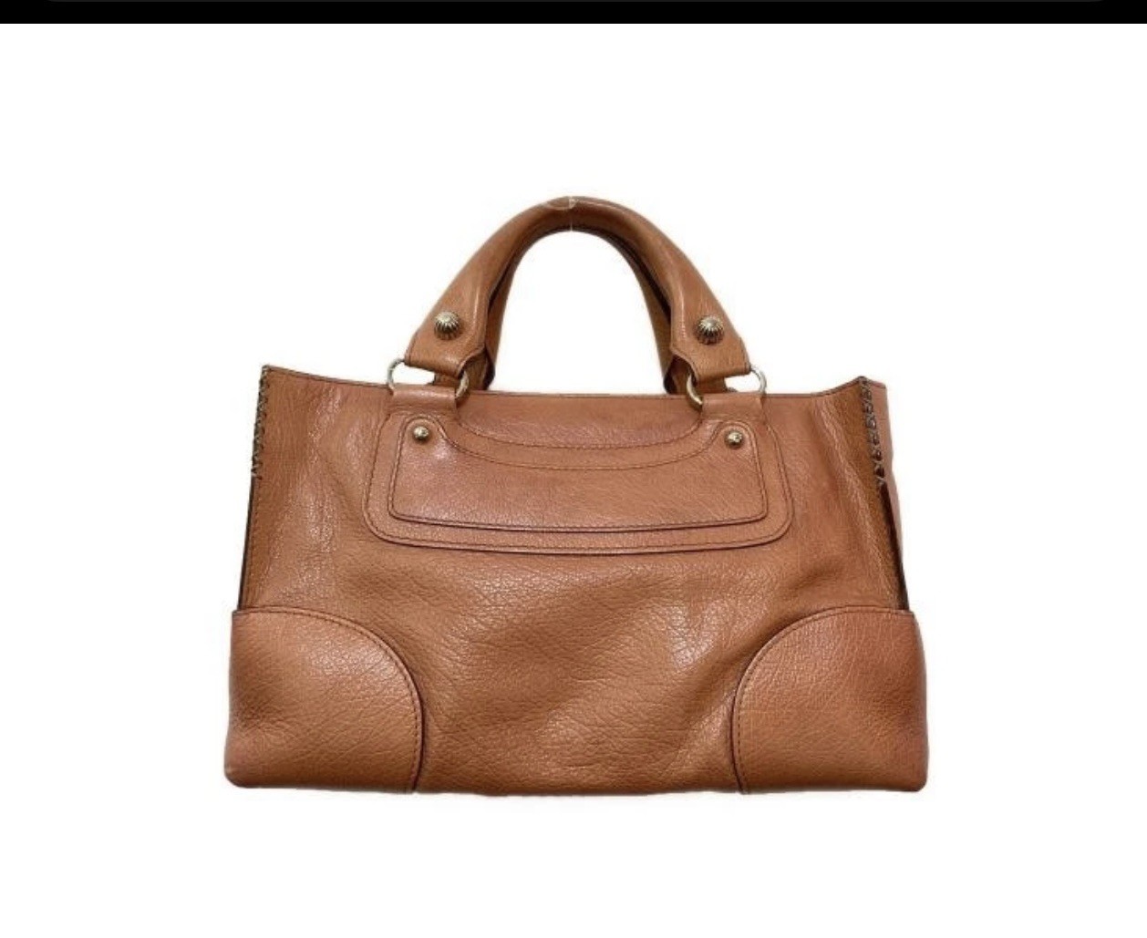 CELINE Boogie Bag Brown Leather Handbag