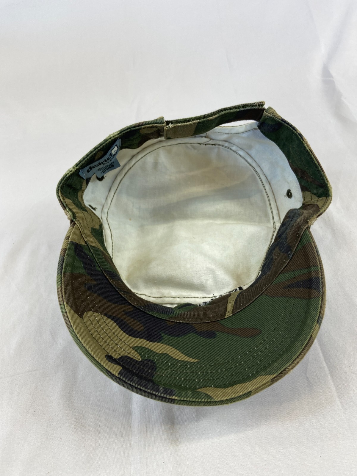 Frac Tech Services Cadet Cap Strapback Hat Camo Distressed Casual Work Wear OSFA