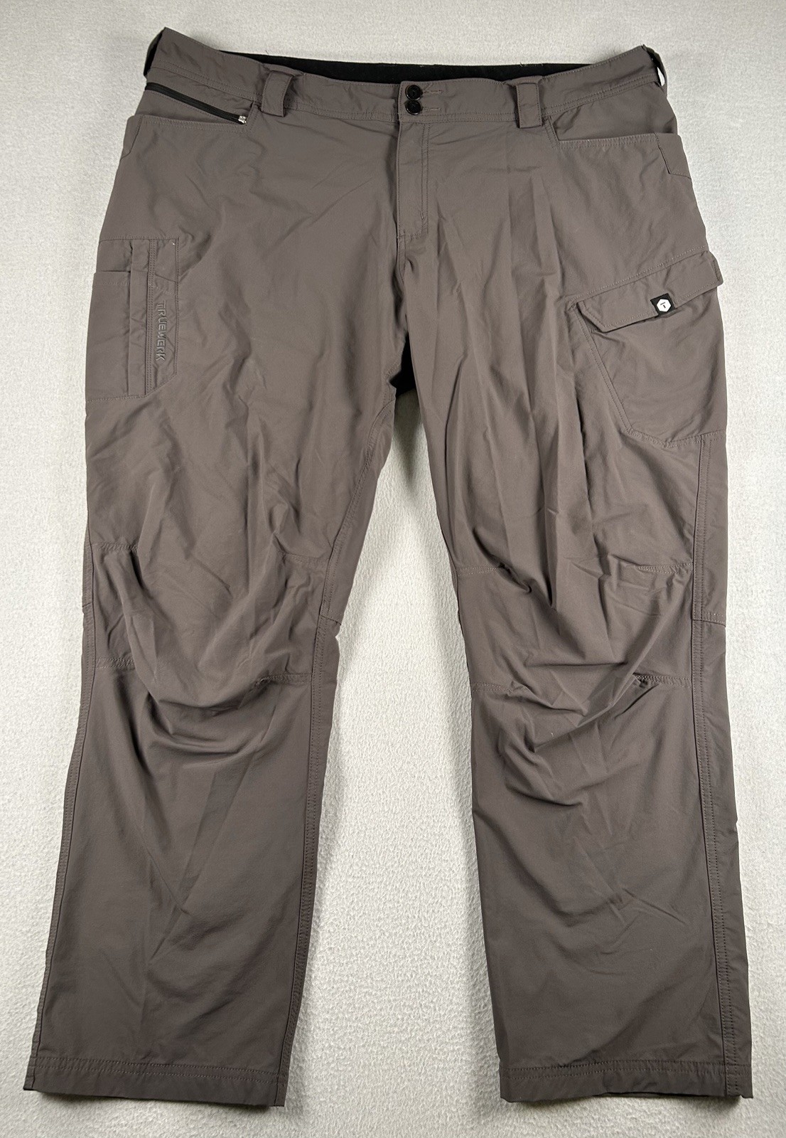 Truewerk T2 WerkPants Mens 44×29 Gray Technical Work Cargo Pants Stretch Utility