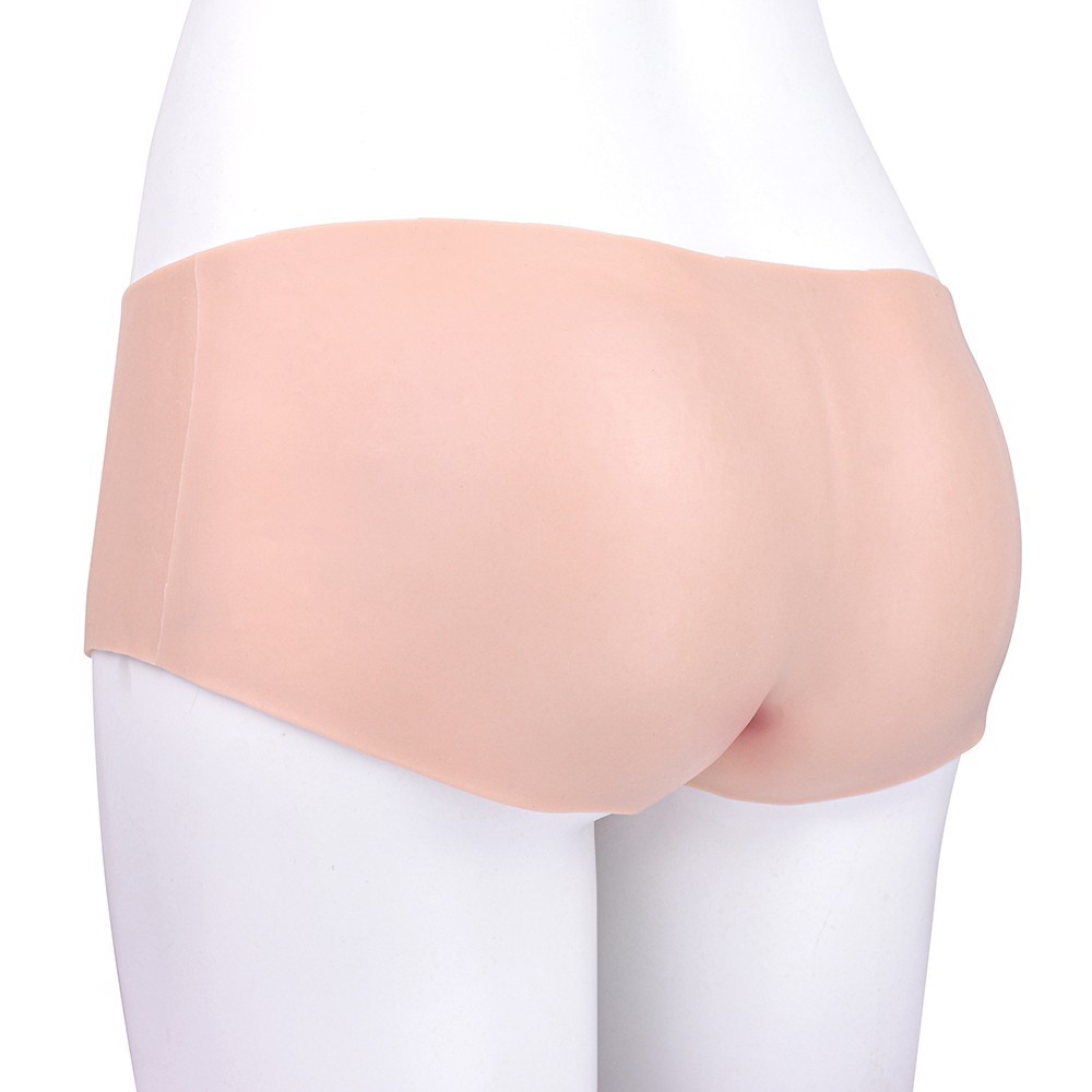 FAAK Silicone Fake Vagina Pant Hip Enhancer Transgender Panties For Crossdresser