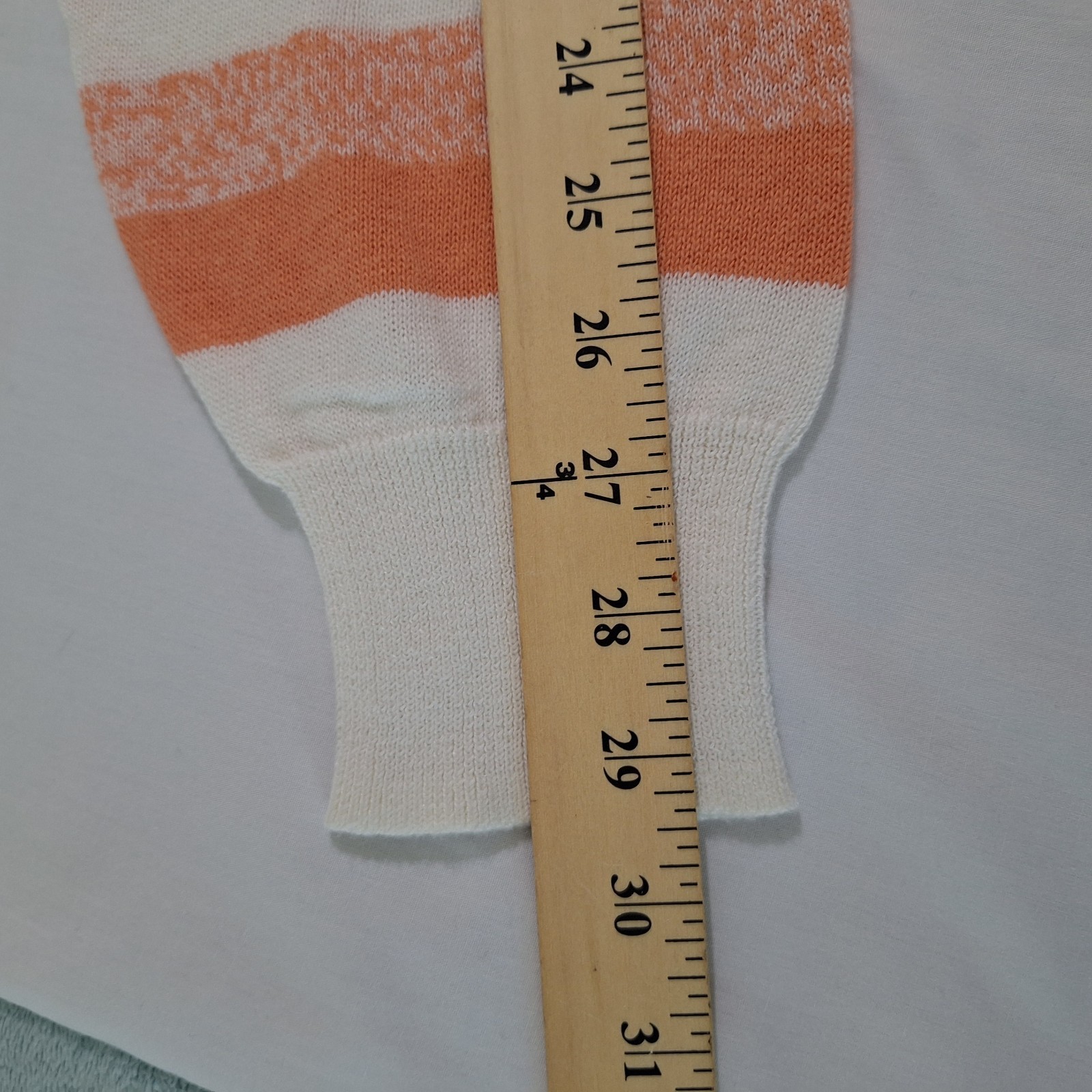 NEW Cabi Swish Pullover Sweater XL Boxy Beachy Creamsicle Striped Resort Linen B
