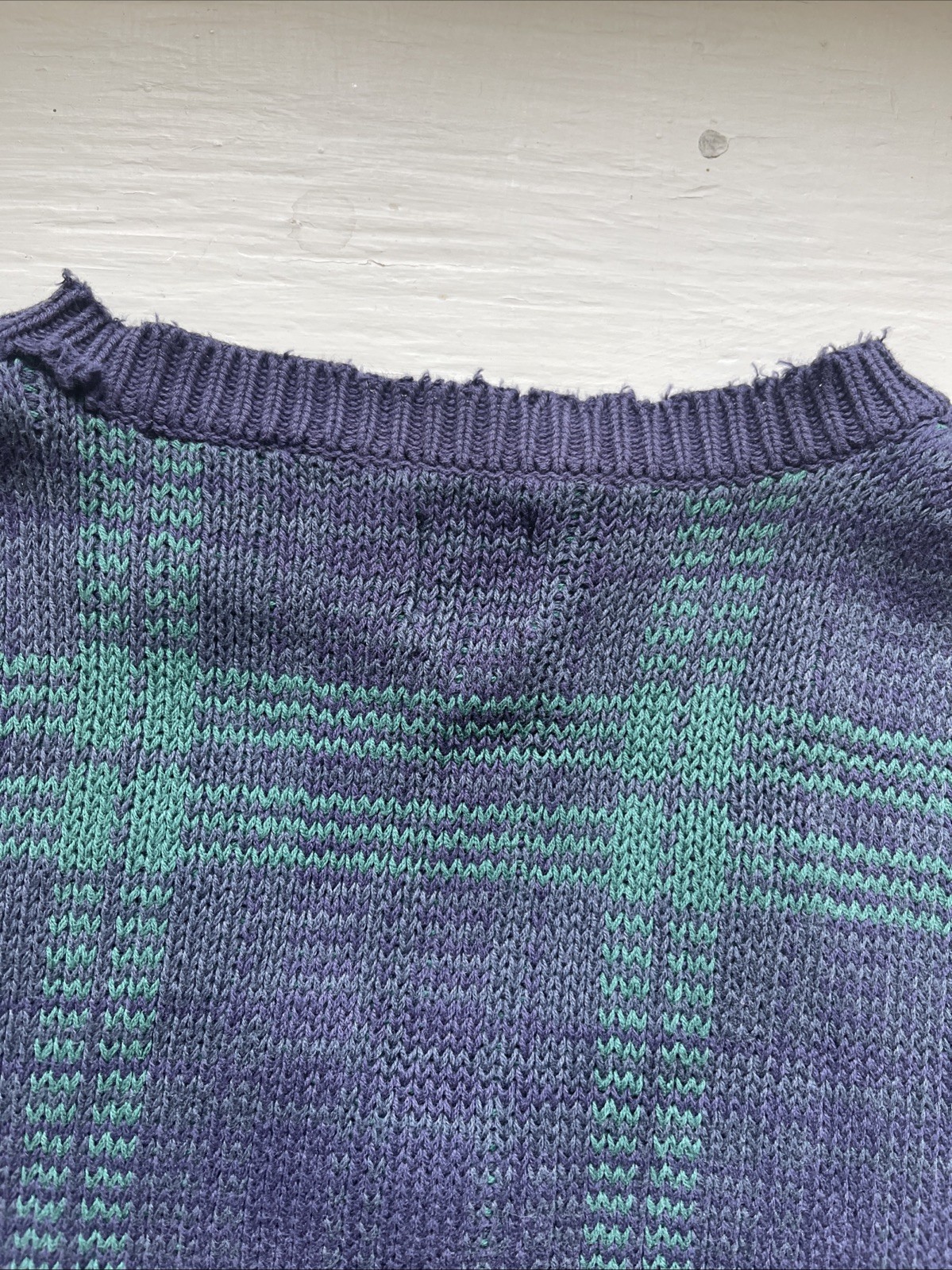 Vintage GAP Distressed Cotton Tartan Plaid Sweater Vest Pullover Men’s Small