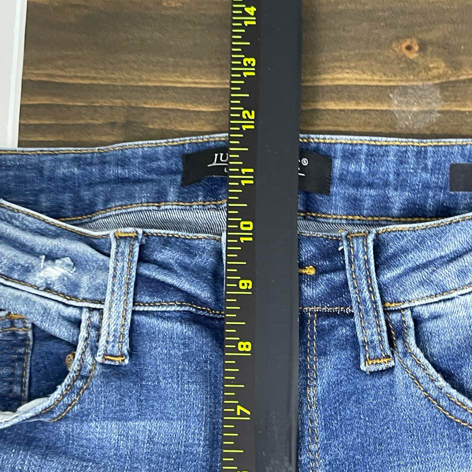 Judy Blue Distressed Skinny Ankle Jeans Womens 7/28 Stretch Denim Casual