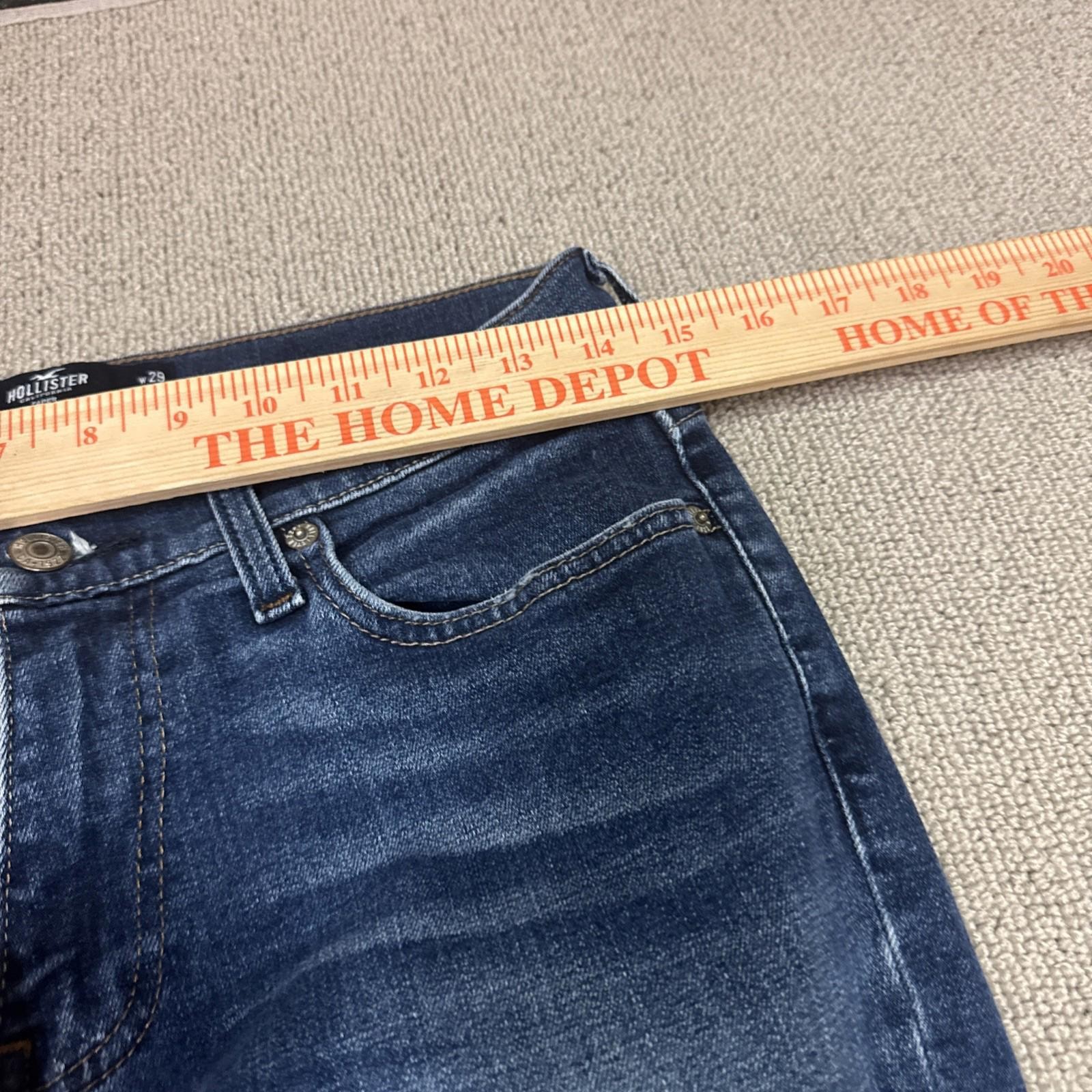 Hollister Jeans Taper Blue Pockets Men’s Size 29×32