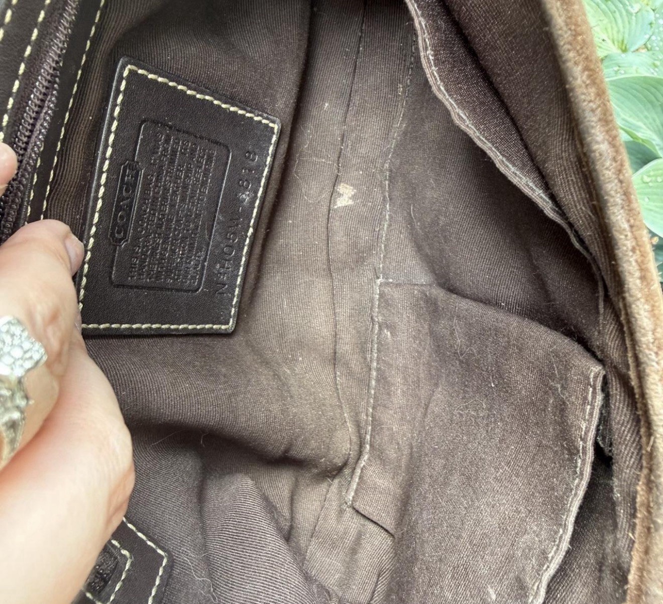 Mini Coach Soho Flat Purse