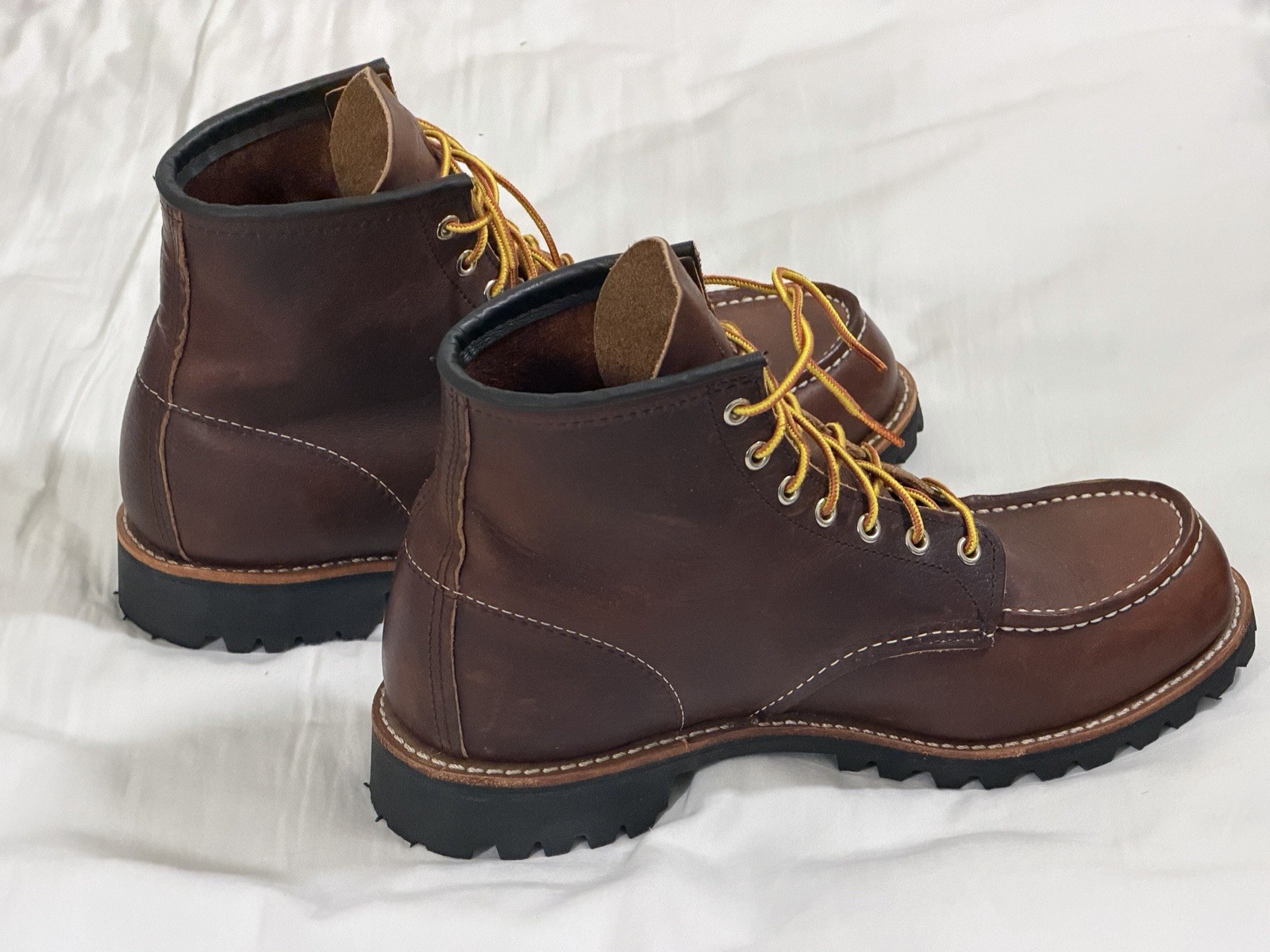 Red Wing 8146 Heritage Roughneck Briar Brown Leather Moc Toe