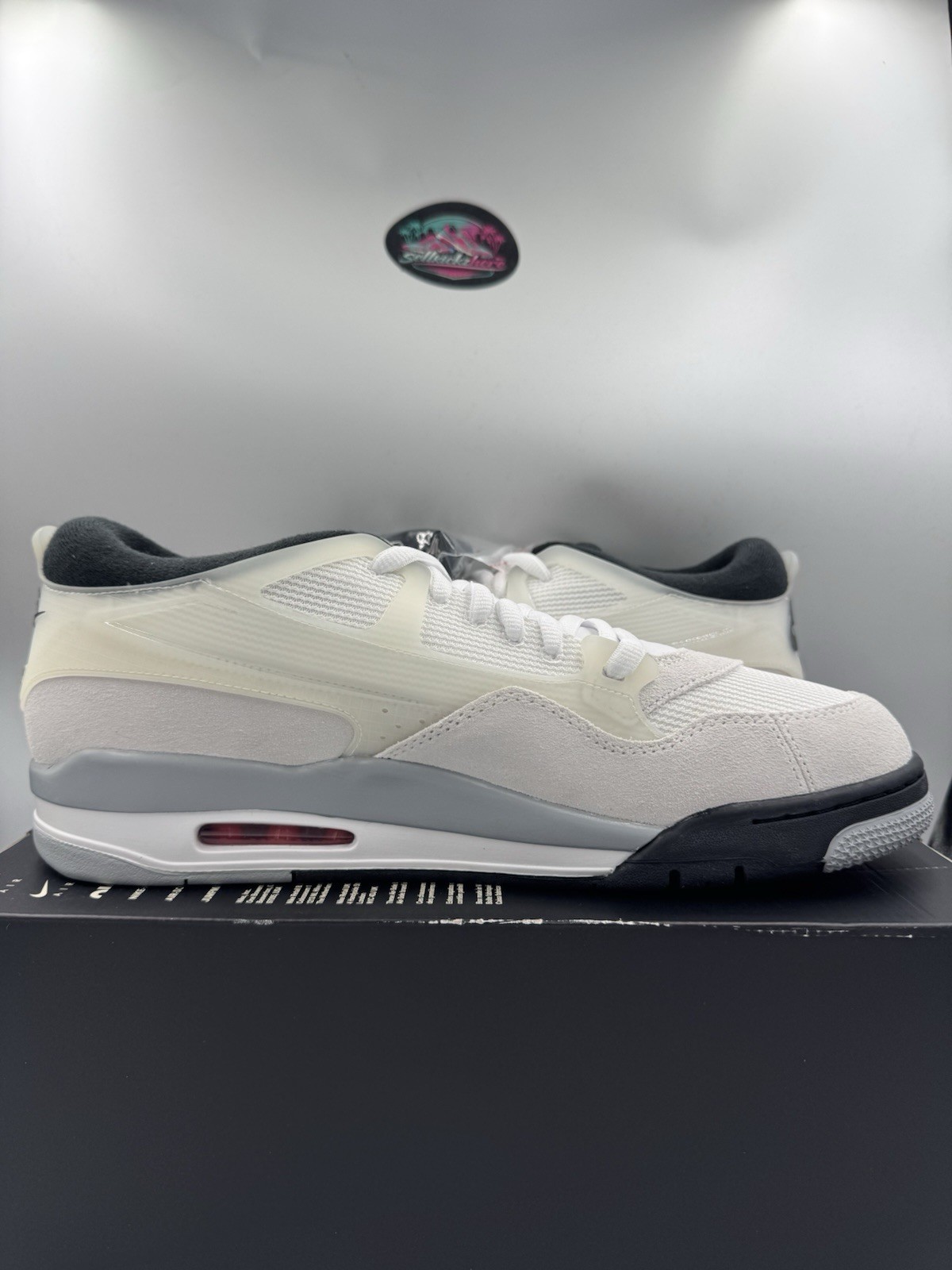 Nike Air Jordan 4 RM White Light Smoke Grey FQ7939-108 Size 13