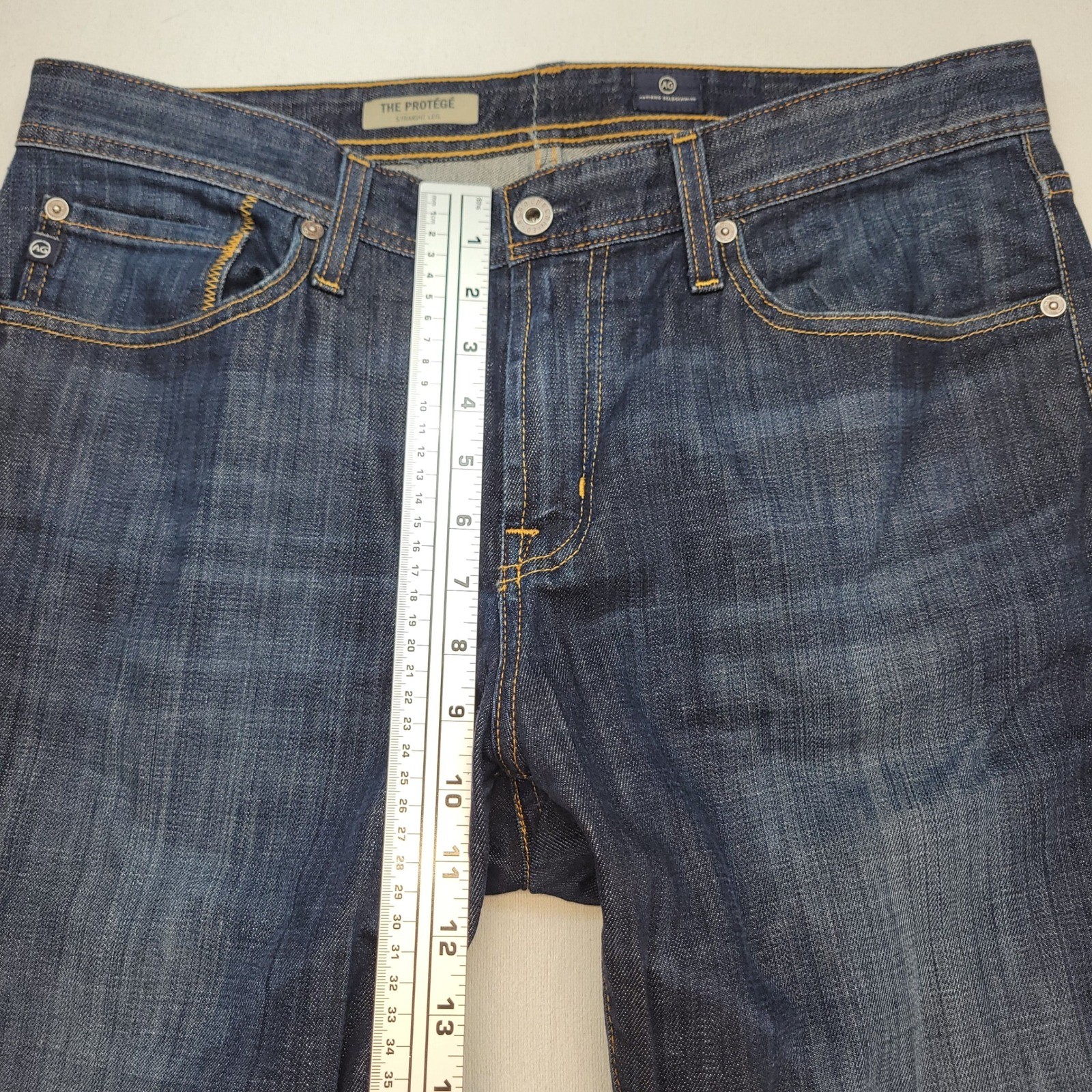 AG Adriano Goldschmied The Protege Jeans Mens 33×32 Dark Wash Straight Leg