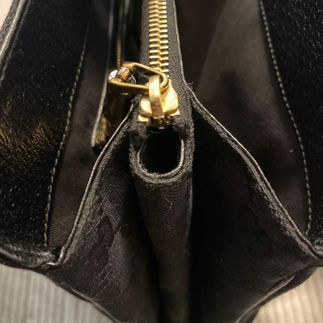GUCCI GG Canvas Bamboo Ring Tote Bag Gift Present 0609