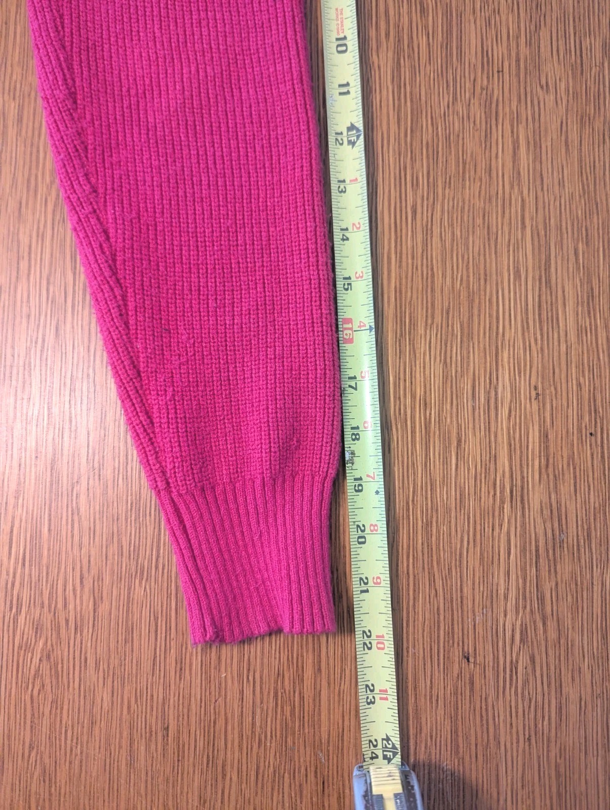 Zara Knit Pullover Sweater Womens Size 13-14 CM 164 Magenta Pink