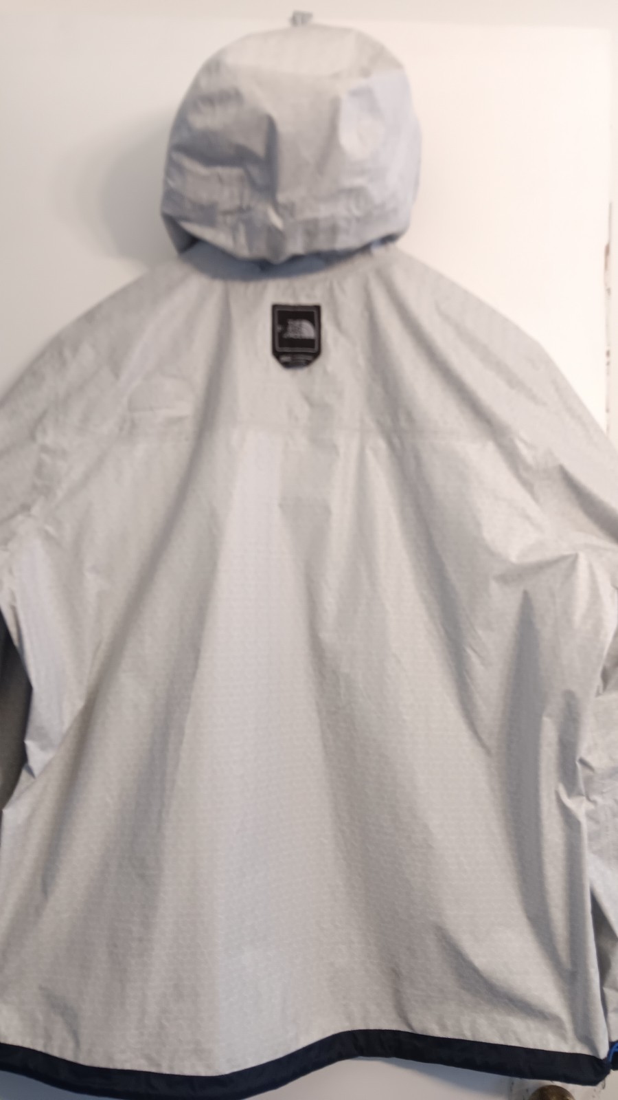 Mens The North Face Two Block Rain Jacket Hyvent 2.5L Size XL Blue & Navy