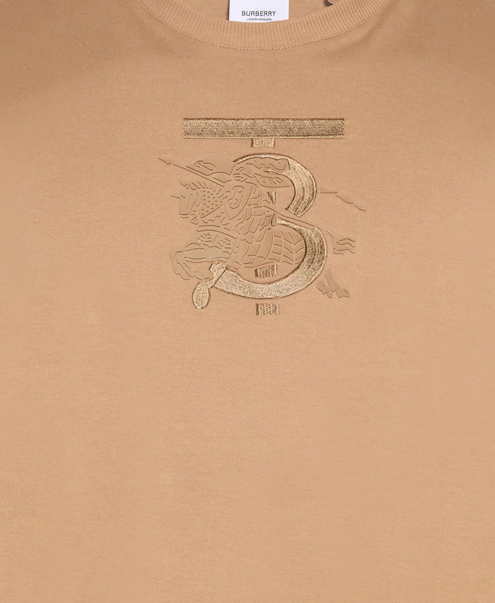 Burberry TB Monogram Embroidered Logo t shirt for men (L size) new