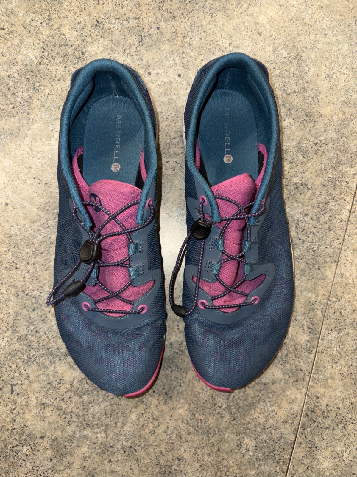 Merrell Select Grip Blue Wing Running Shoes Blue Pink Unifly Women 8.5 – J69938